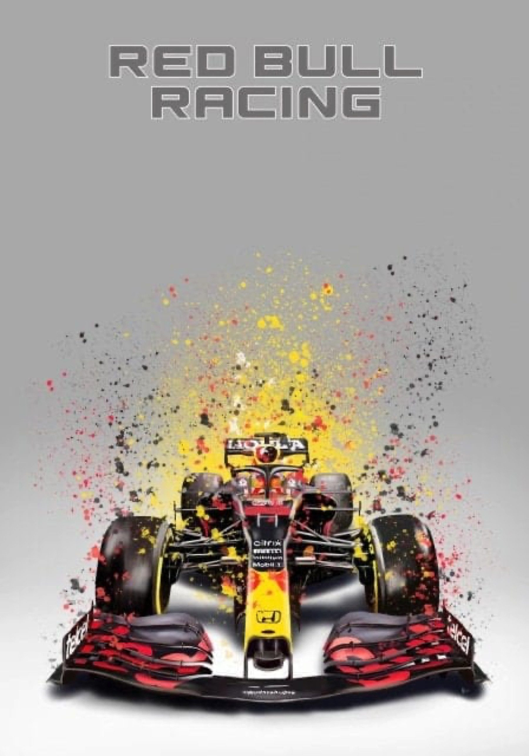 JUSTGOODMOOD Poster Formel 1 Rennwagen Aquarell Deko Print ohne Rahmen Aston Martin 21x30, Aston Martin (1 St)