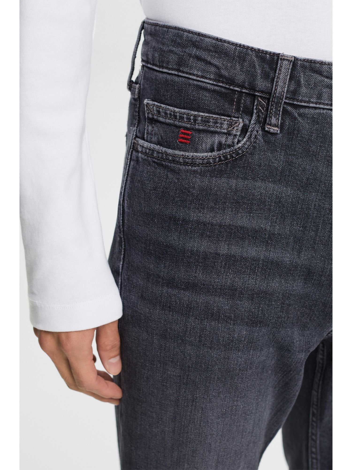 Esprit Relax-fit-Jeans Lockere mittlerer mit Retro-Jeans Bundhöhe