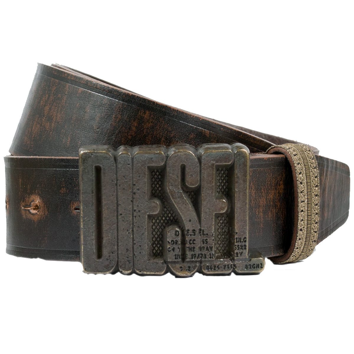 Ledergürtel Diesel Herren Leder Gürtel BIMARTIN - 900 - 80cm