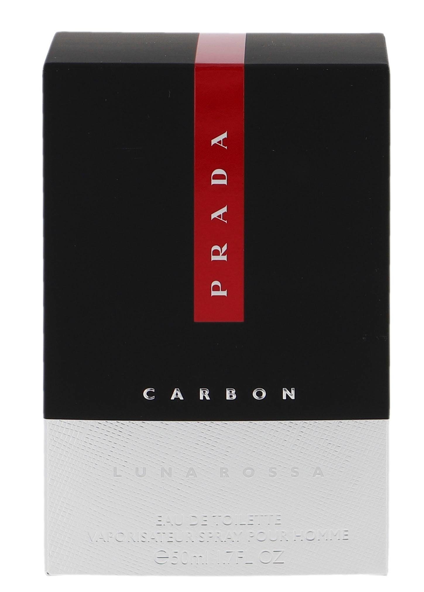 PRADA Eau de Toilette Luna Rossa Carbon, mit belebendem ersten Eindruck