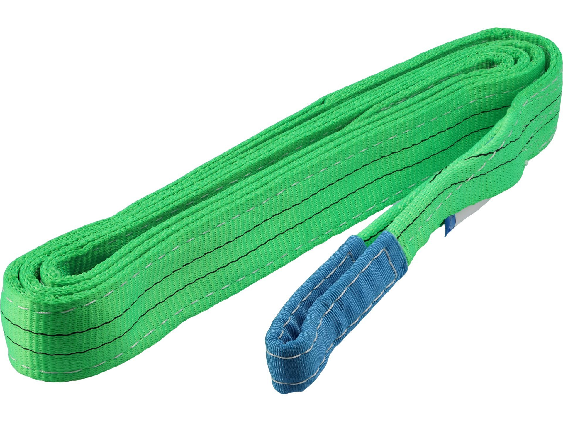 TRIZERATOP Gepäckgurt Textil-Hebeband 2t 4m mit verstärkten Schlaufen, (Textil-Hebeband 2t 4m mit verstärkten Schlaufen)