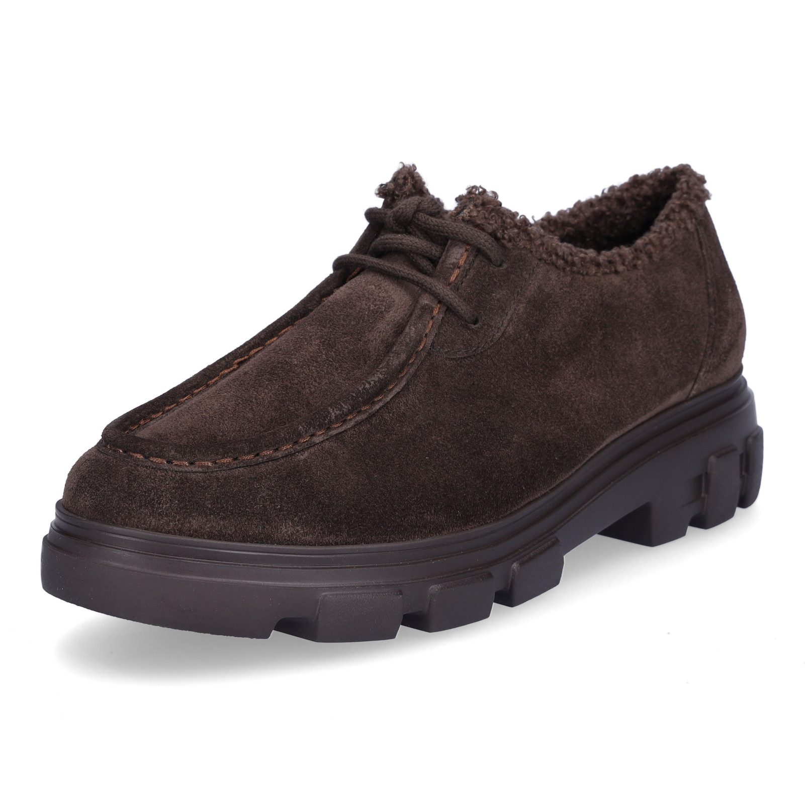 Paul Green Paul Green Damen Schnürschuh braun Schnürschuh