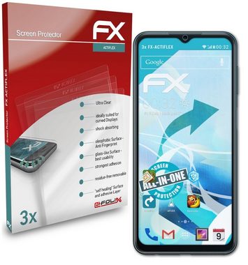 atFoliX Schutzfolie Displayschutzfolie für Samsung Galaxy F23, (3 Folien), Ultraklar und flexibel