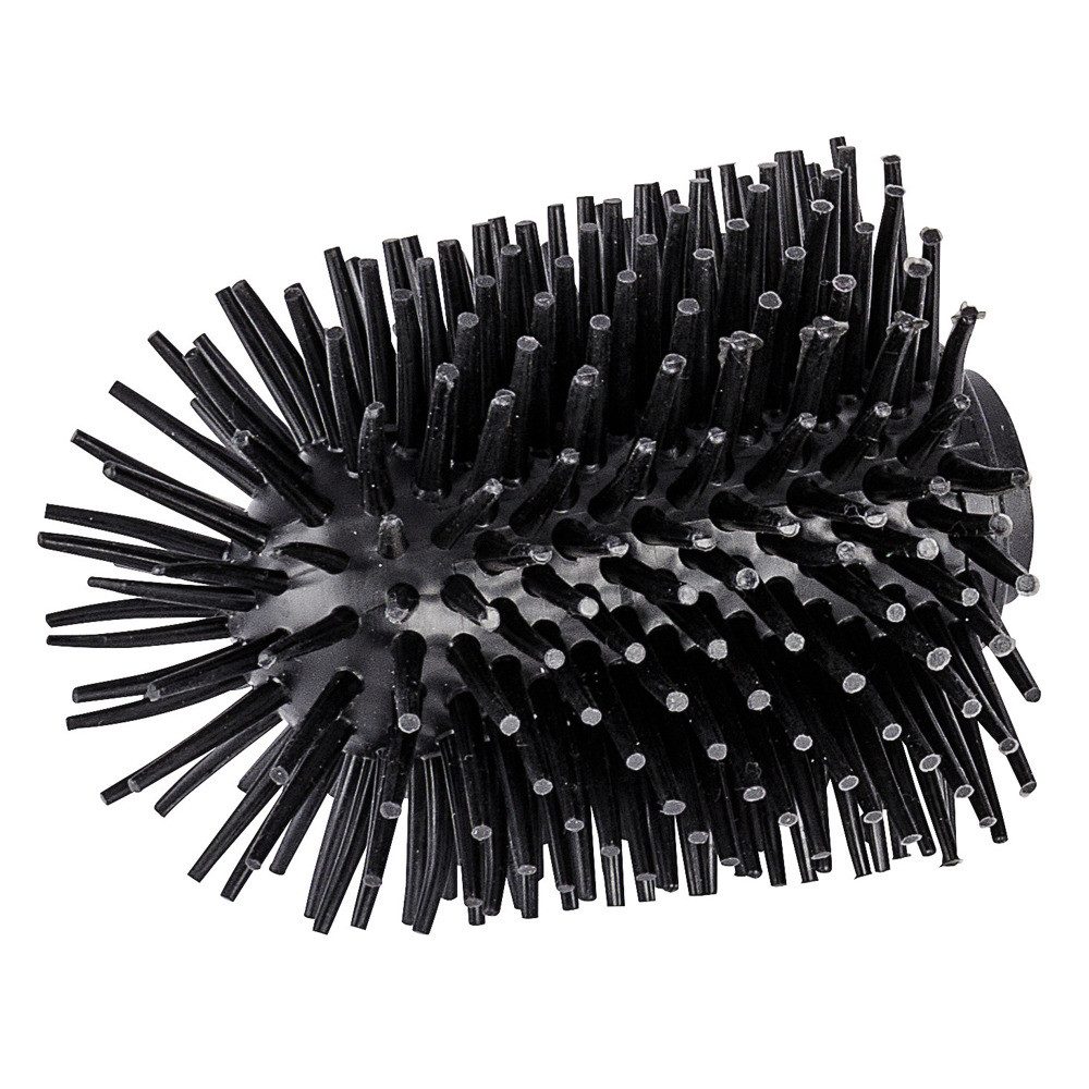 WENKO WC-Reinigungsbürste Wenko Ersatzbürstenkopf für WC-Garnituren Silikon, Ø 7,5 cm, Badezimmer in allen Wohnstilen, (WC-Bürste + Halter)