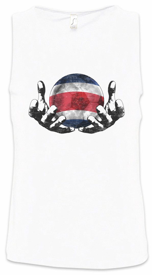 Urban Backwoods Tanktop Costa Rica Football Magic Ball Ärmelloses T-Shirt Costa Rican Fußball Fahne Fussball Komet