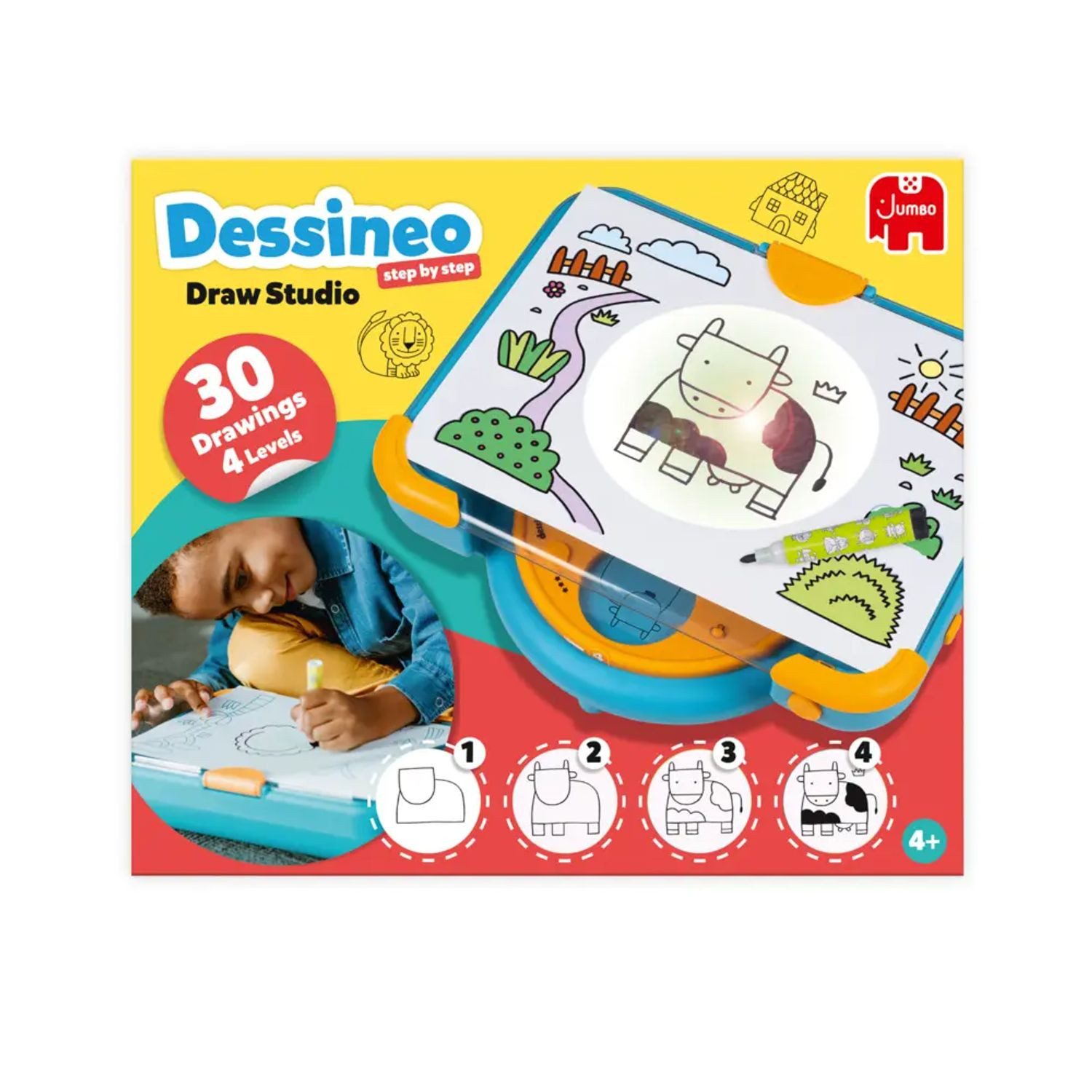 Jumbo Spiele Spiel Dessineo - Zeichenstudio