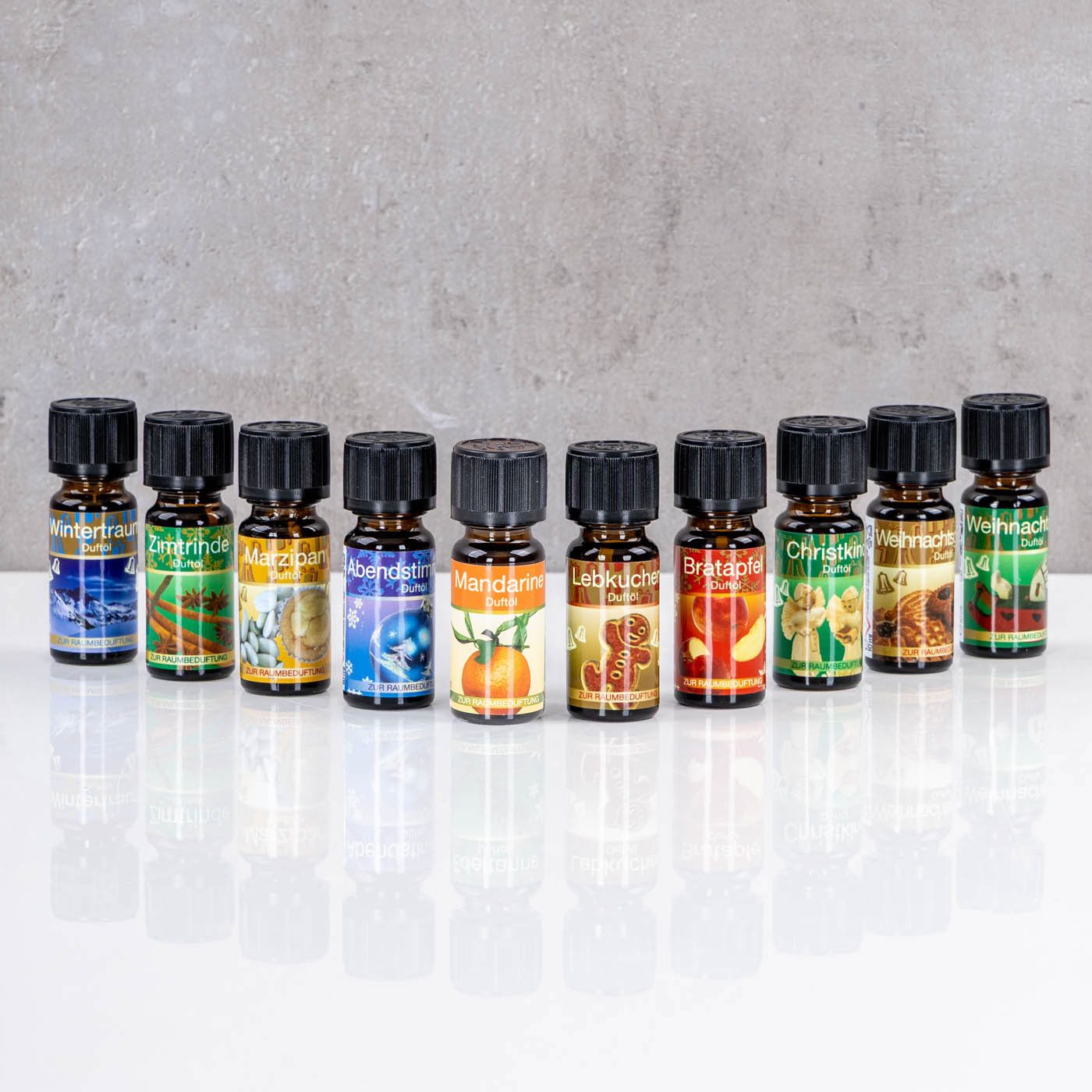 Levandeo® Duftlampe, 10er Set Weihnachtsduft Duftöle je 10ml für Duftlampen Raumduft