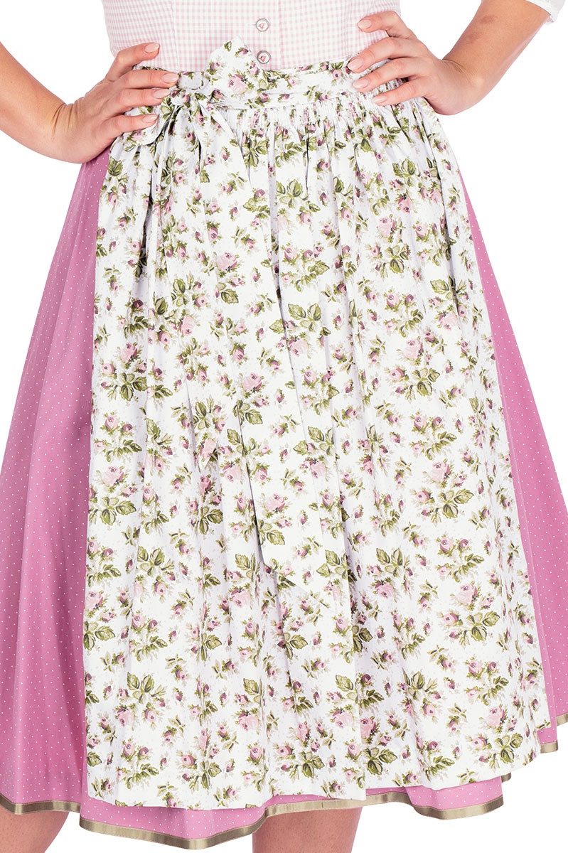 Hammerschmid Dirndl Midi Dirndl 2tlg. - KOFLERSEE - rosa/mauve/creme/grün