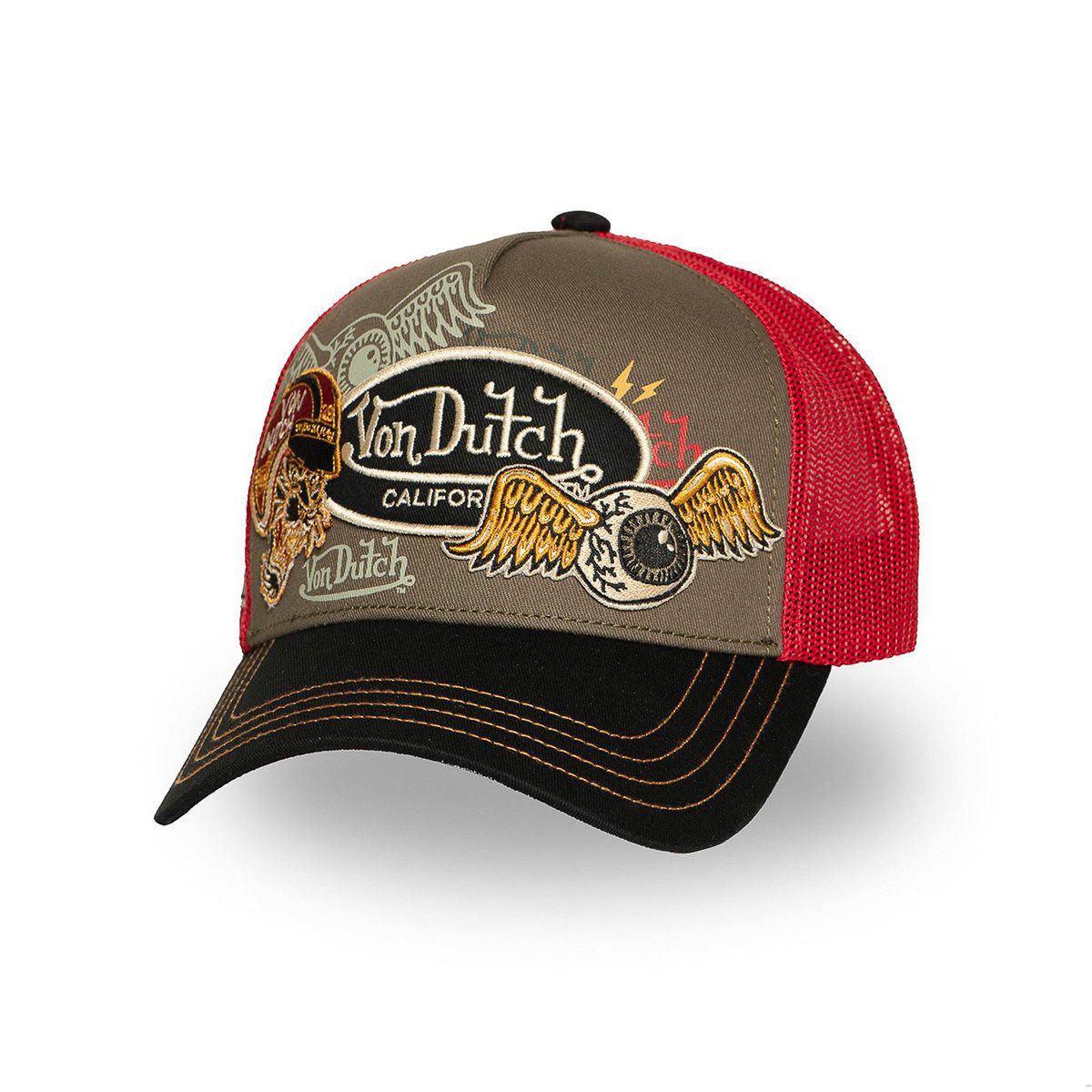 Von Dutch Trucker Cap Patches Tiger