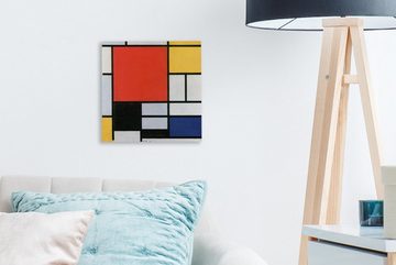 OneMillionCanvasses® Gemälde Kunst - Mondrian - Alte Meister, (1 St), Leinwand Bilder für Wohnzimmer Schlafzimmer