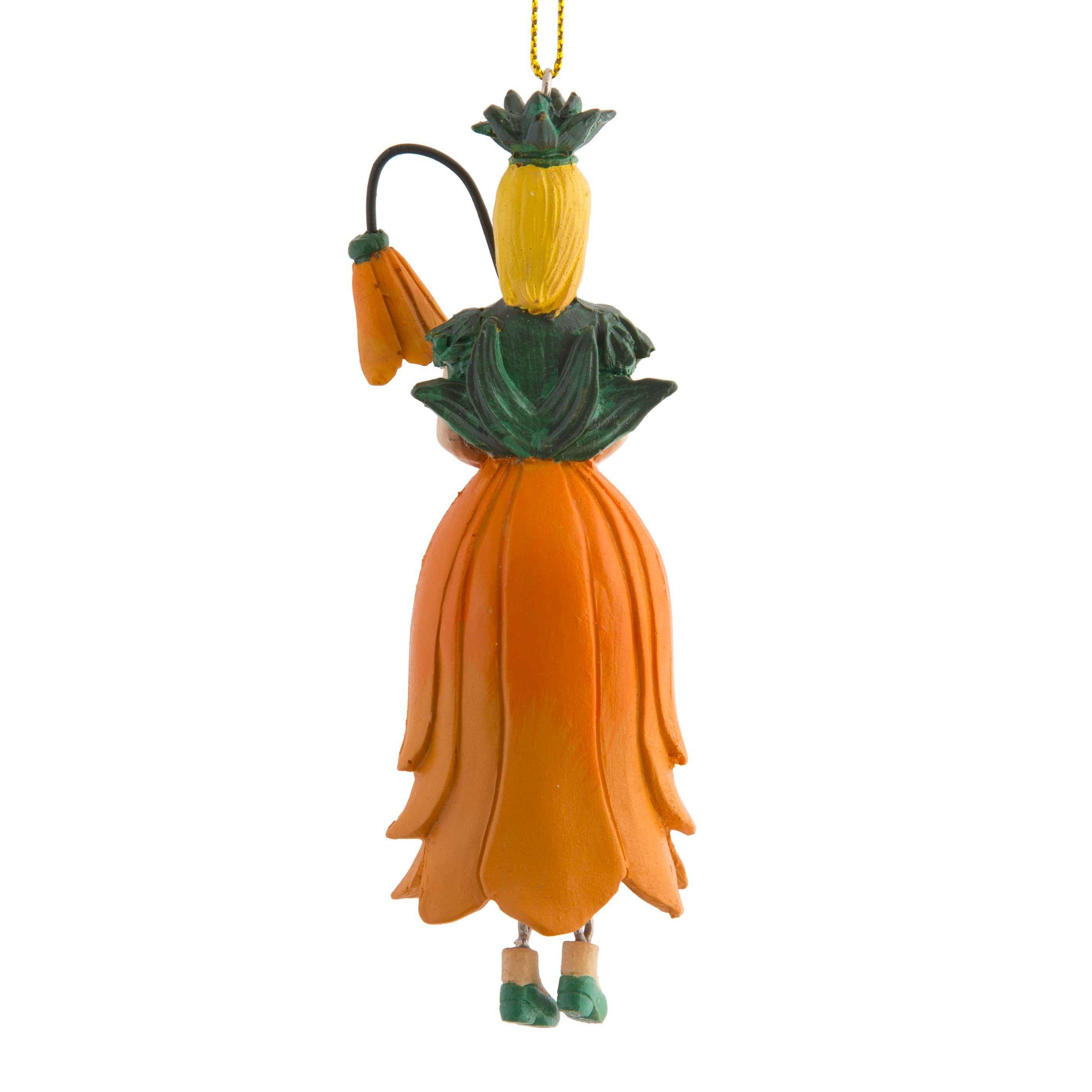 ROSEMARIE SCHULZ Heidelberg Dekofigur Blumenmädchen Kaiserkrone Dekofigur Kunstblumen Gartenfigur für Innen, Sammlerstück – Bild 4 von 5