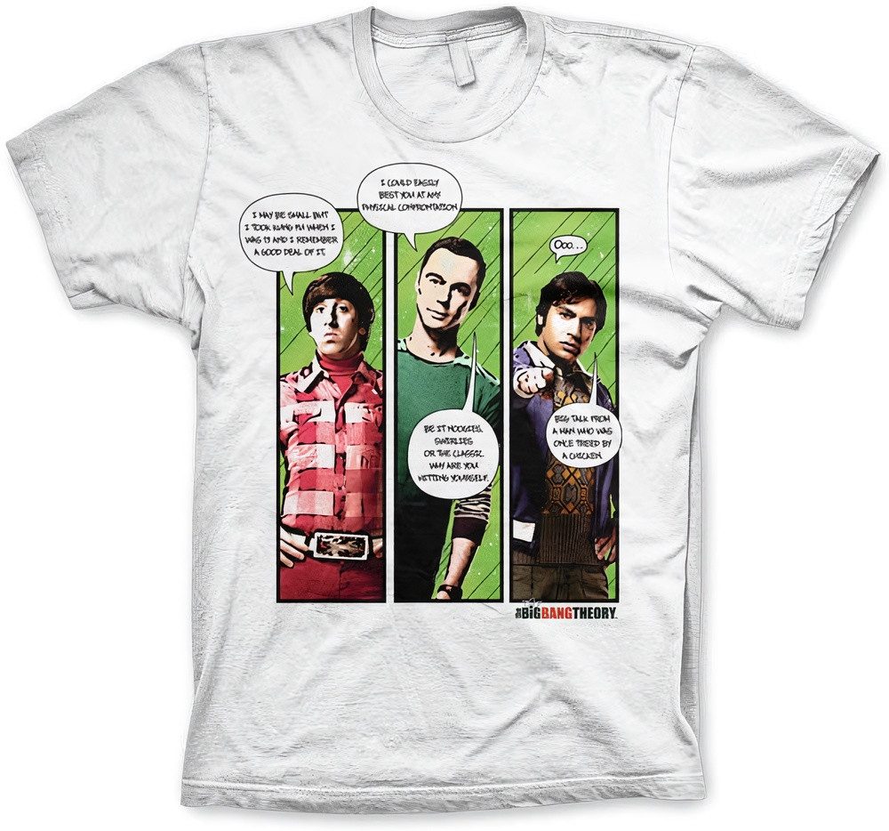The Big Bang Theory T-Shirt Superhero Quips Big Tall T-Shirt