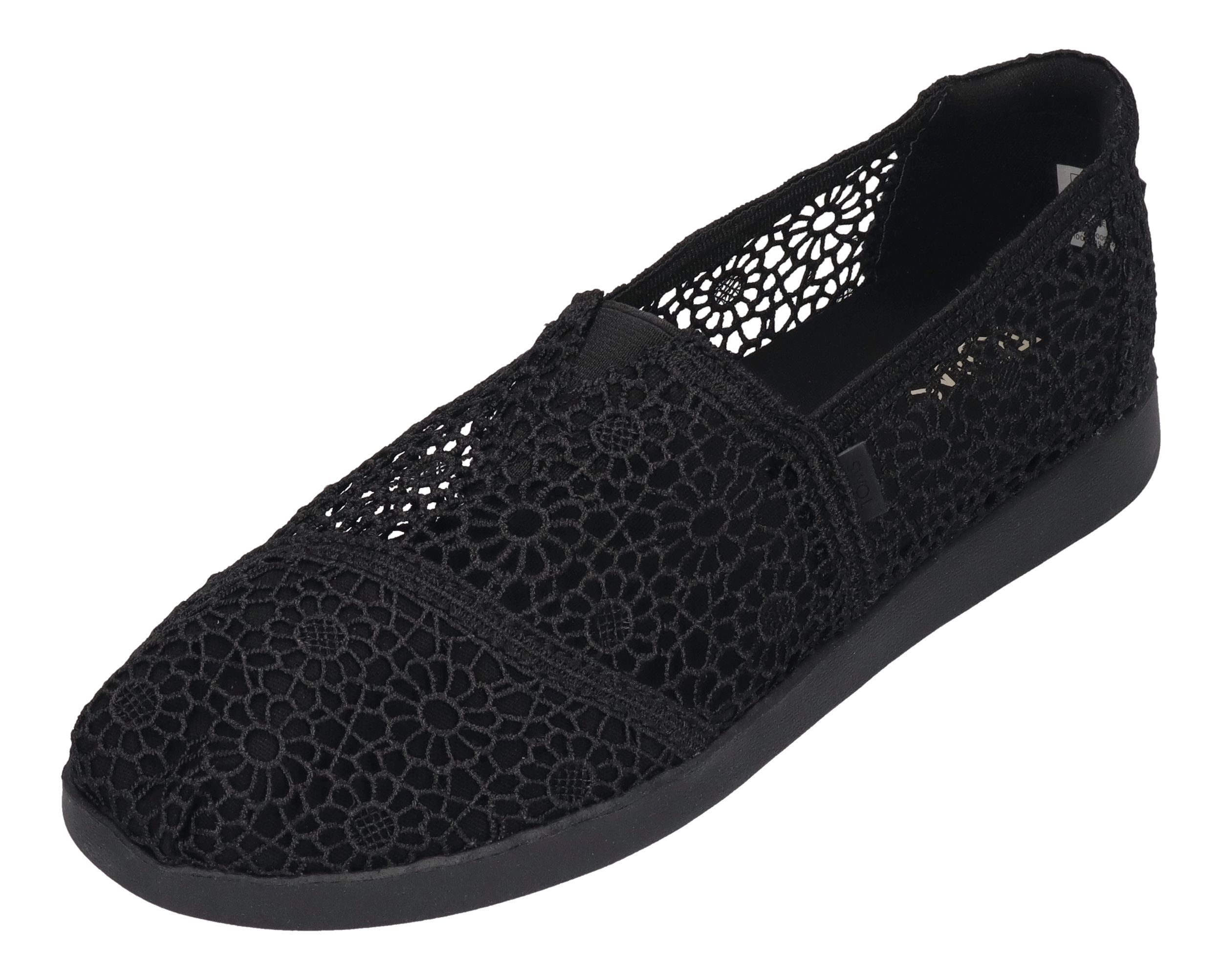 TOMS ALPARGATA PLUS Espadrille Black Moroccan