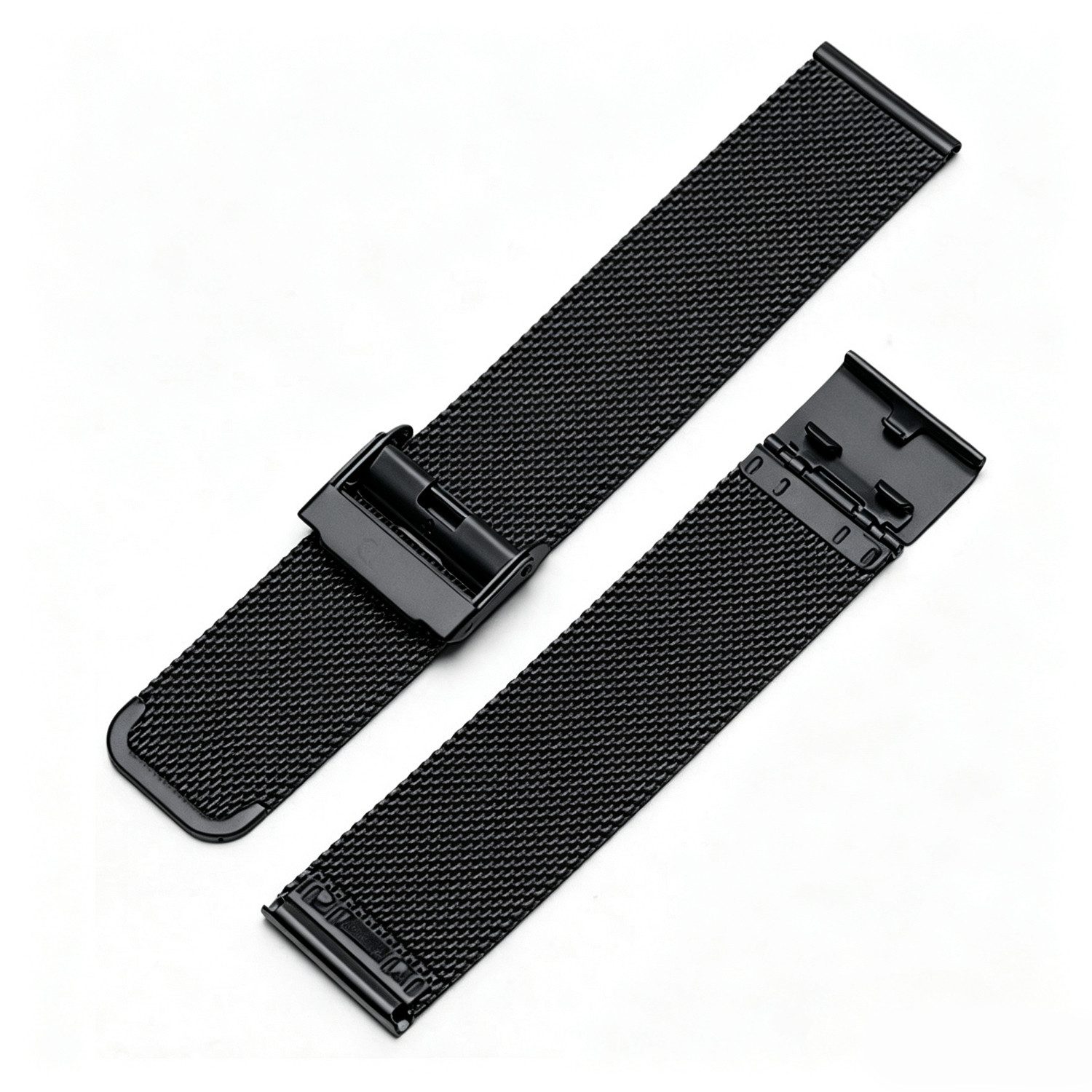 BOOD Uhrenarmband 20/22mm Uhrenarmband,Mesh-Edelstahl,Interlock-Sicherheitsverschluss – Bild 3 von 5