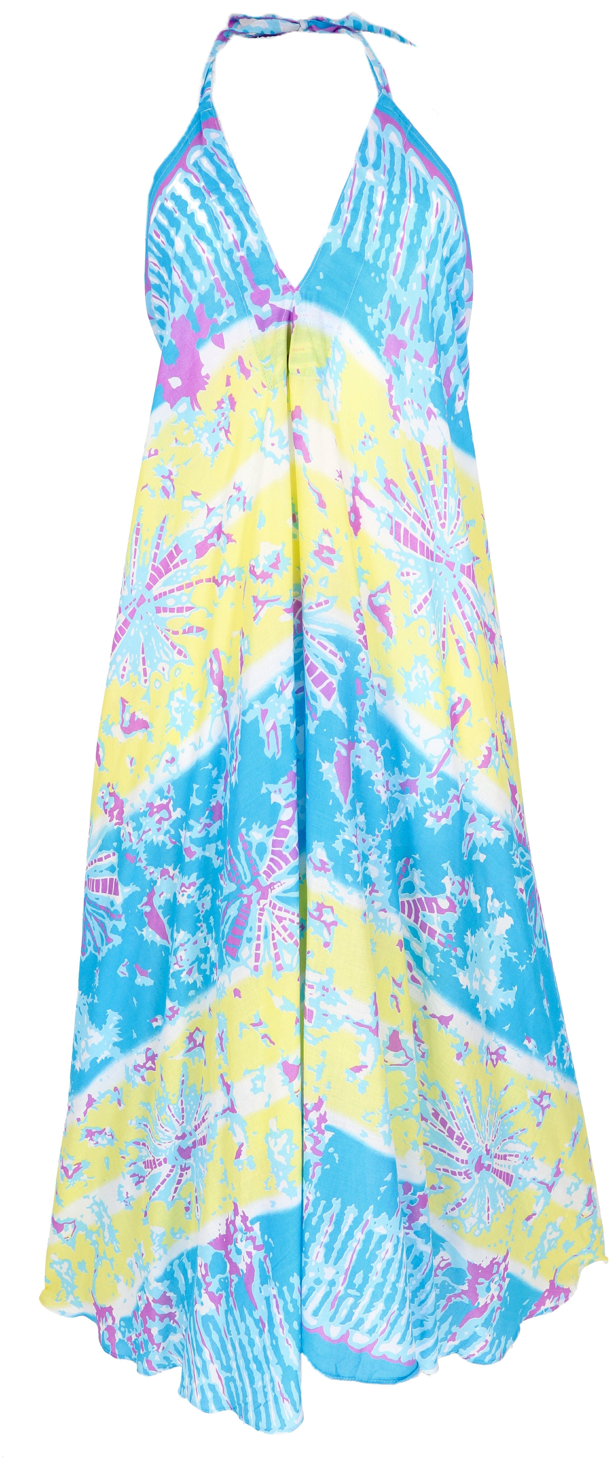 Guru-Shop Midikleid Boho Sommerkleid, Maxikleid mit günstig online kaufen