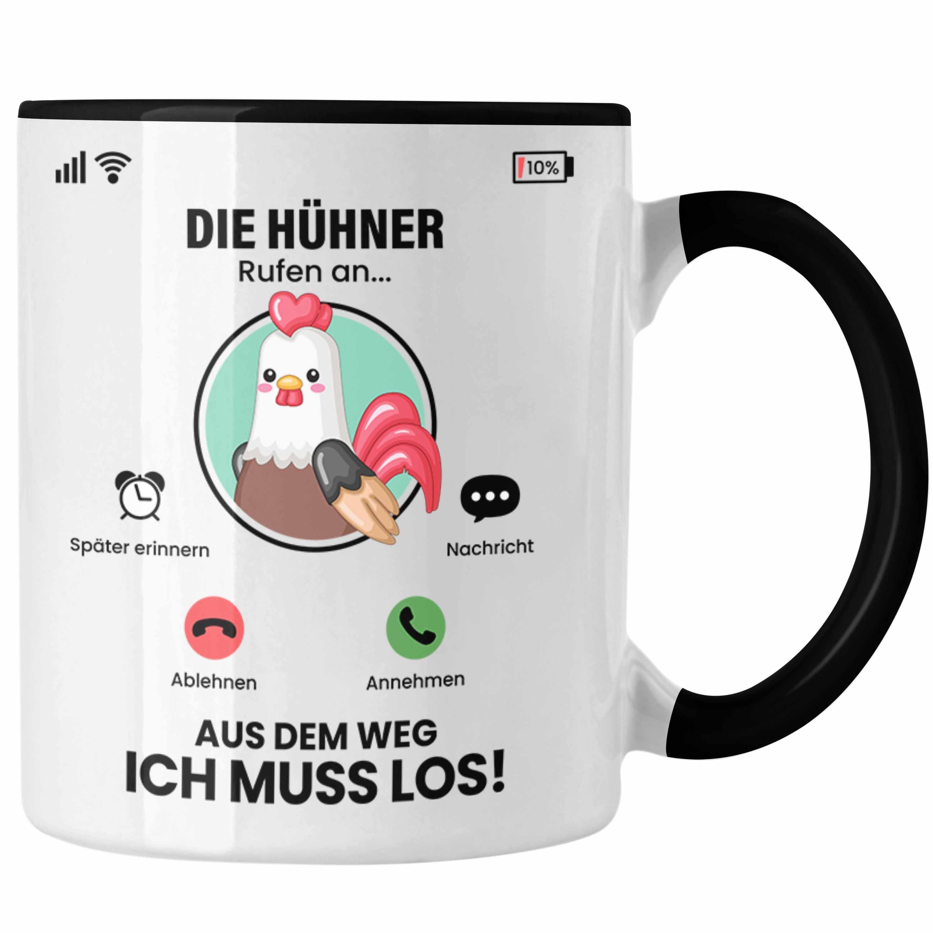 Tasse Besitzer Rufen Trendation Geschenk Schwarz Tasse Die Züchter Hühner für Geschen An Hühner