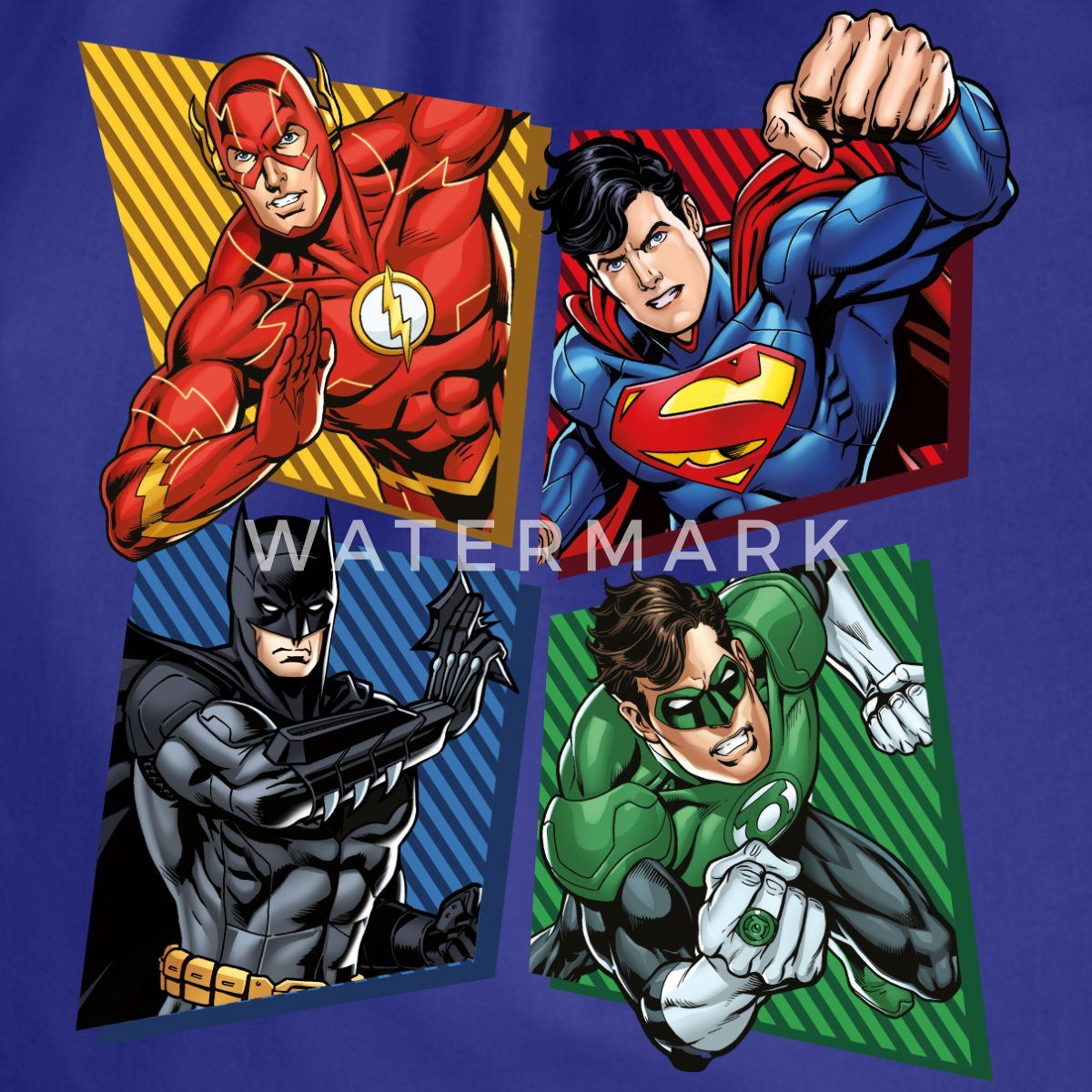 Spreadshirt Turnbeutel DC Comics Justice League Superhelden Turnbeutel (1-tlg)