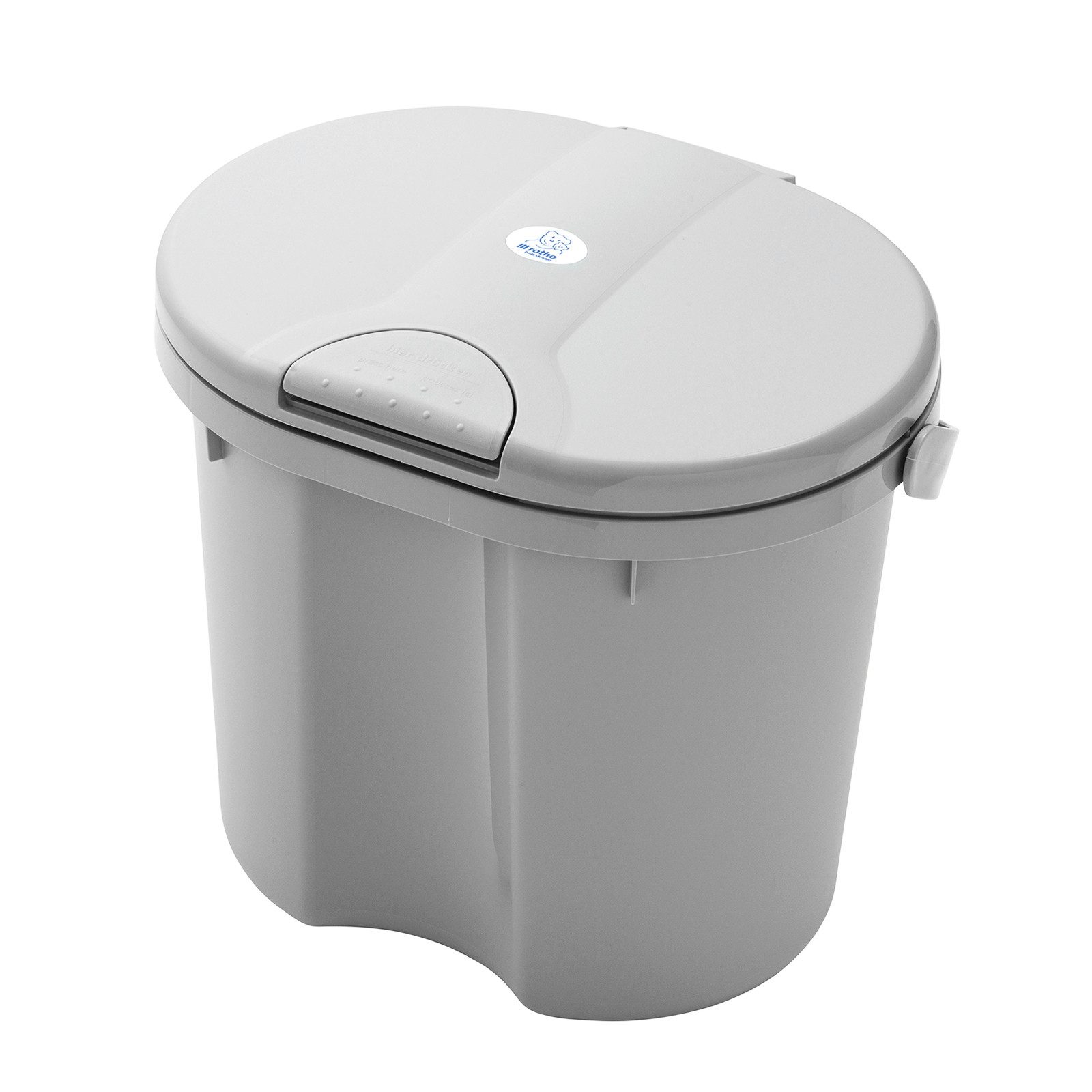 Rotho Babydesign Windeleimer Geruchsdichter Windelbehälter mit Deckel – 10L, hygienisch