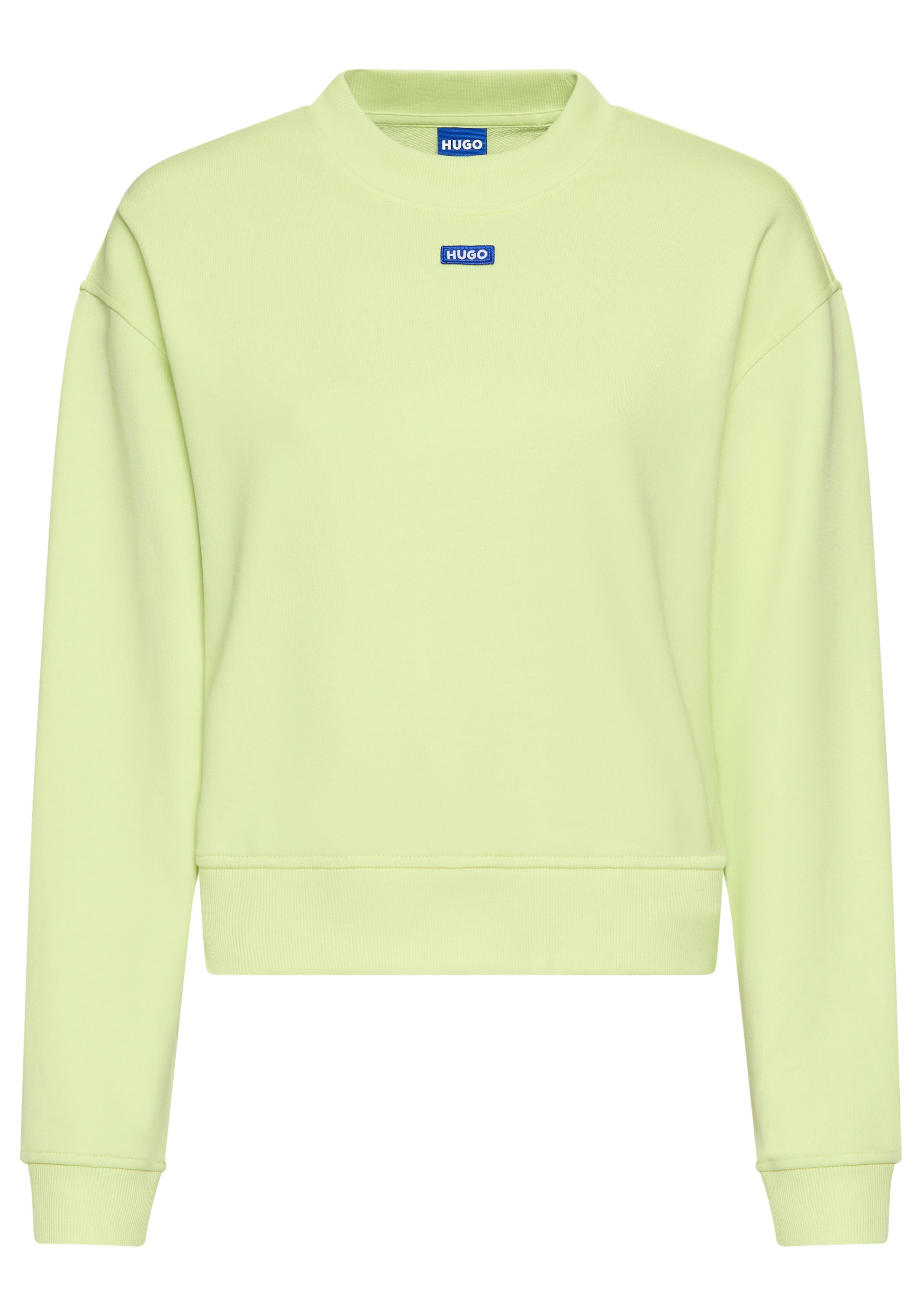 HUGO Blue Sweatshirt Delessa mit Logoaufnäher günstig online kaufen