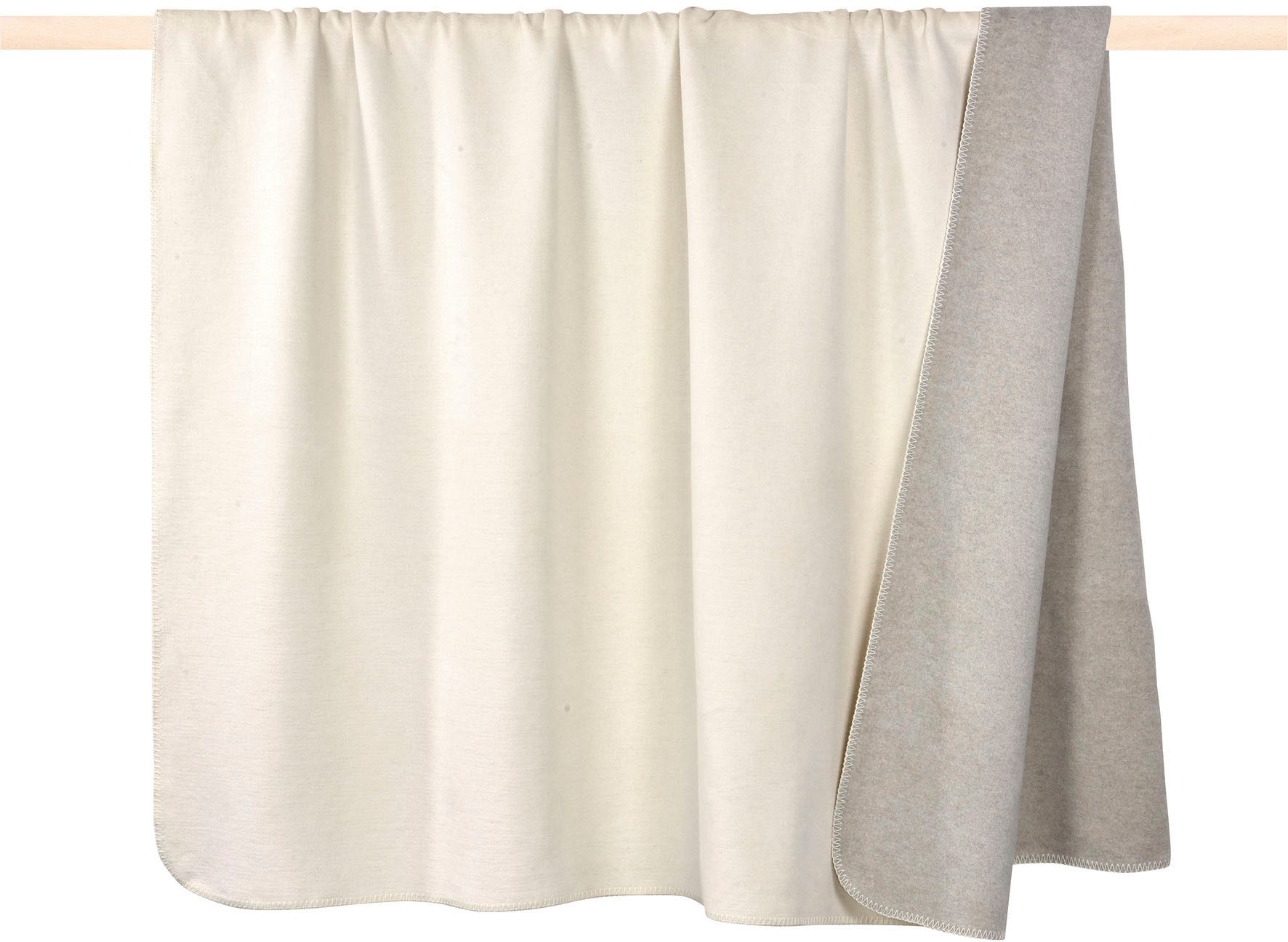 Wohndecke Hobart, PAD, Made in Europe, Wendefunktion, Uni Farben, 150x200 cm