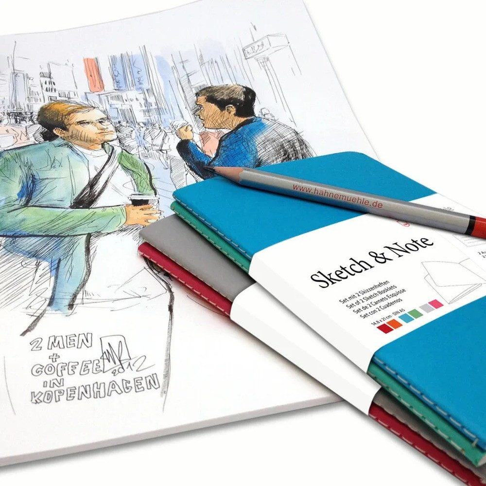 Hahnemühle Notizbuch HAHNEMÜHLE Notizbücher A5 blanko