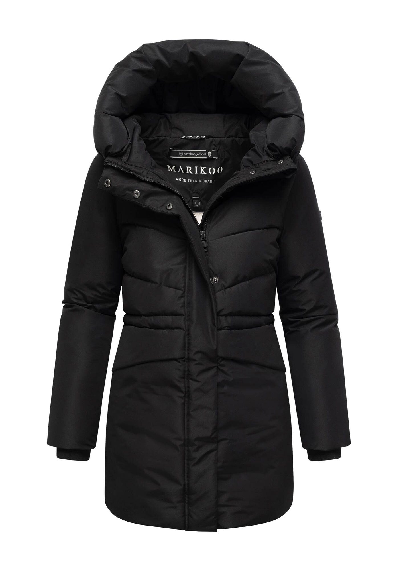 Marikoo Winterjacke Delilah mit kuschelig warmem Teddyfleece und hohem Kragen – Bild 5 von 5