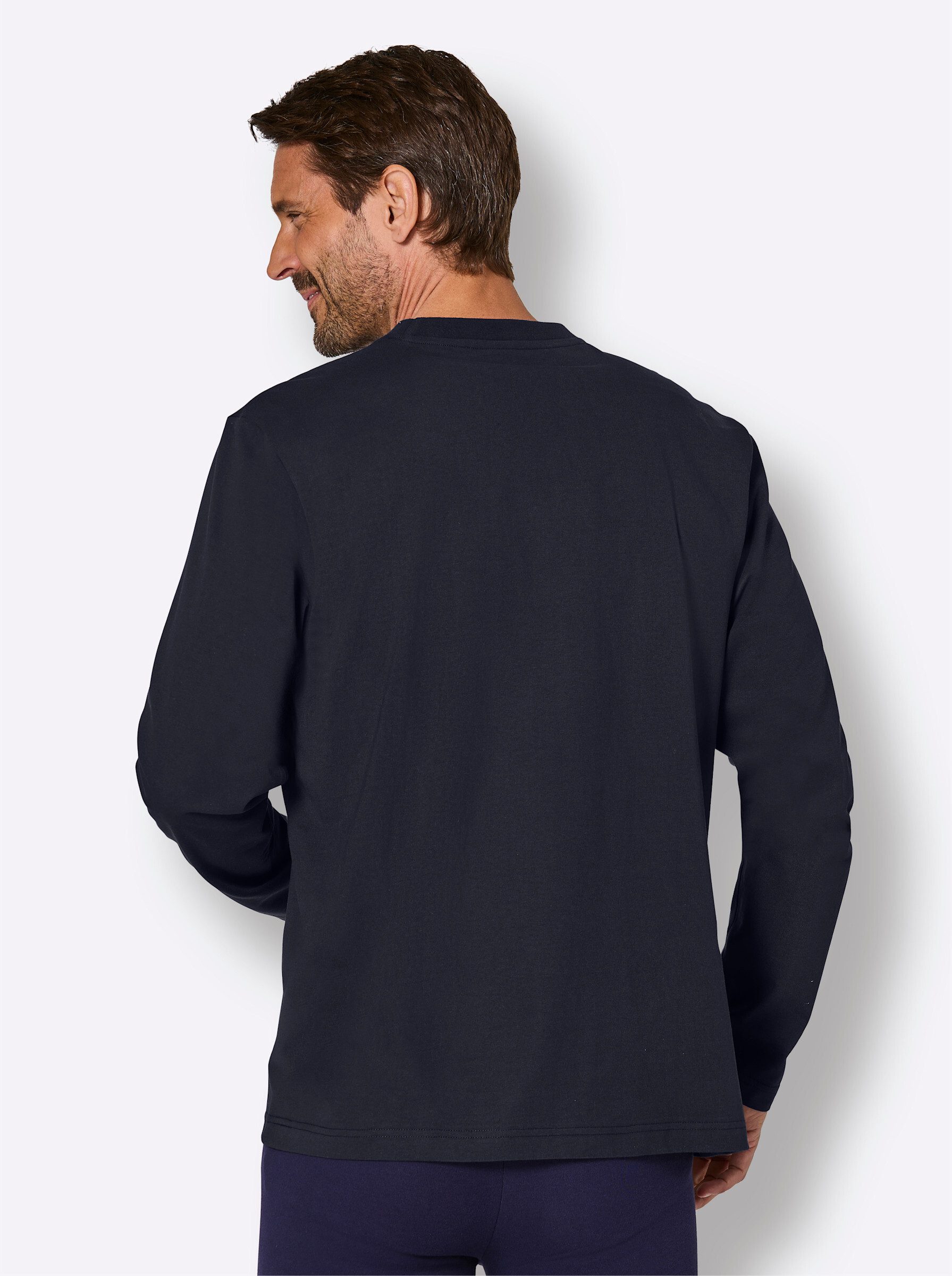 Witt Schlafanzug Schlafanzug-Shirt Langarm (2 tlg) – Bild 4 von 5
