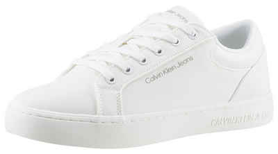 Calvin Klein Jeans CLASSIC CUPSOLE LOW LTH IN DC Кроссовки mit seitlichem Logoschriftzug, Freizeitschuh, Halbschuh, Schnürschuh