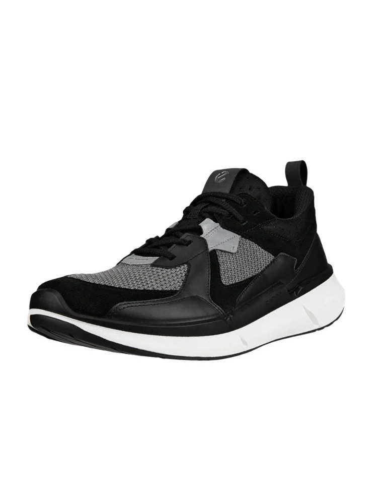 Ecco Biom 2.2 (ECCO-Leder) schwarz/grau Herren Sneaker günstig online kaufen