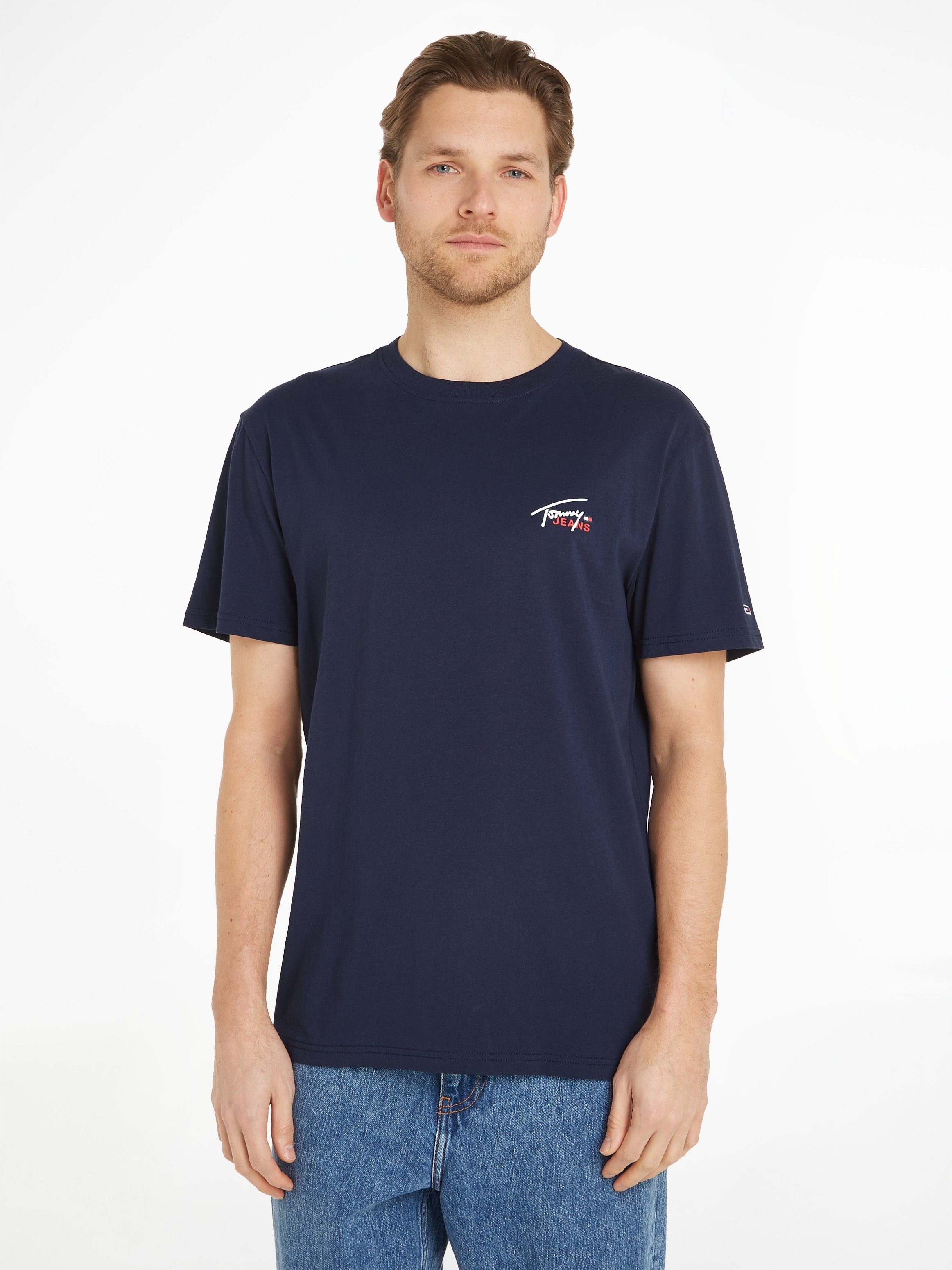 Tommy Jeans T-Shirt TJM CLSC SMALL FLAG TEE Twilight Navy