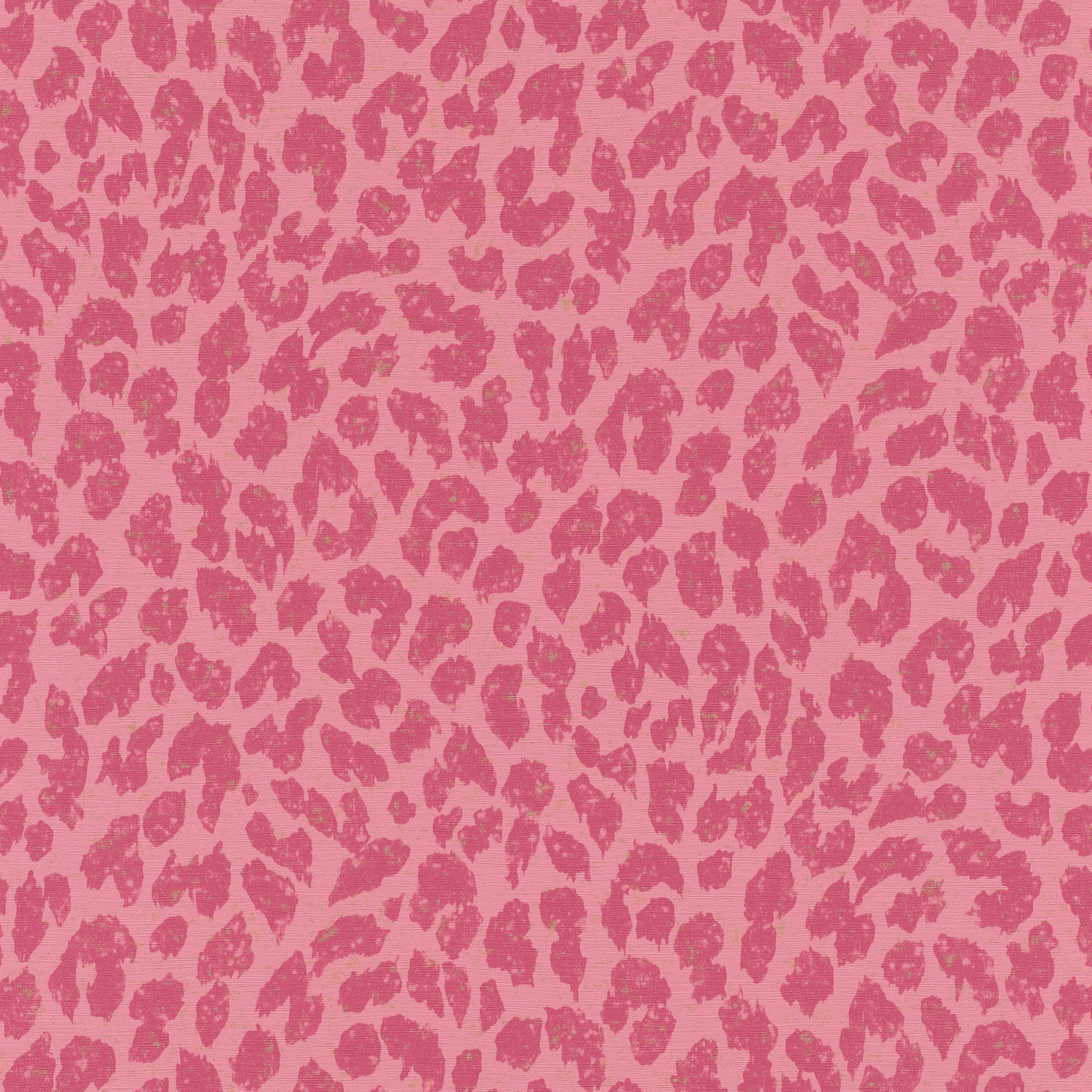 animal Collection Home Leo, print pink freundin Vliestapete