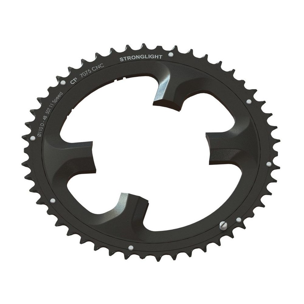 STRONGLIGHT Fahrradketten Kettenblatt Dura-Ace 110mm komp.FC-9000+DI2, außen 48Z,11-fach ct²
