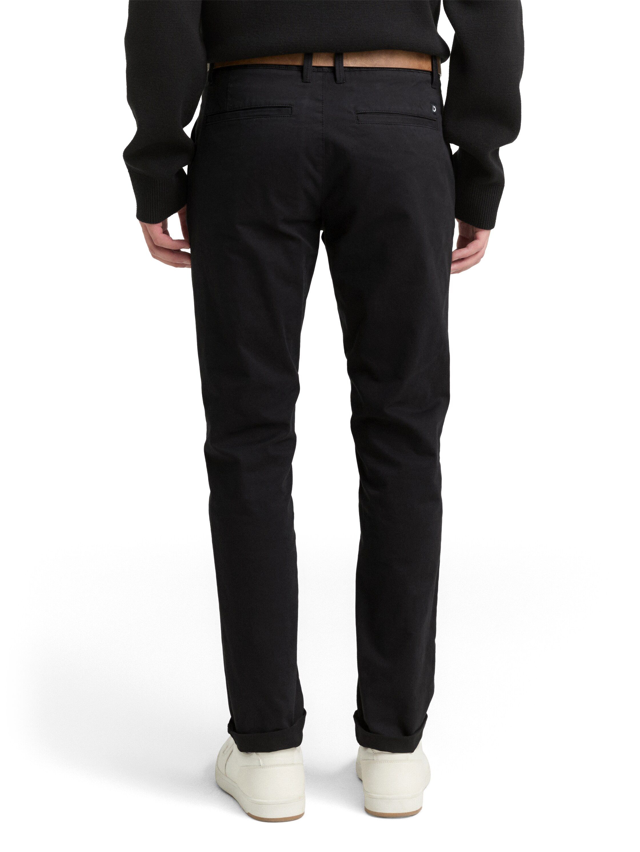 TOM TAILOR Denim Chinohose (mit Gürtel) leicht vorgewaschen – Bild 2 von 5