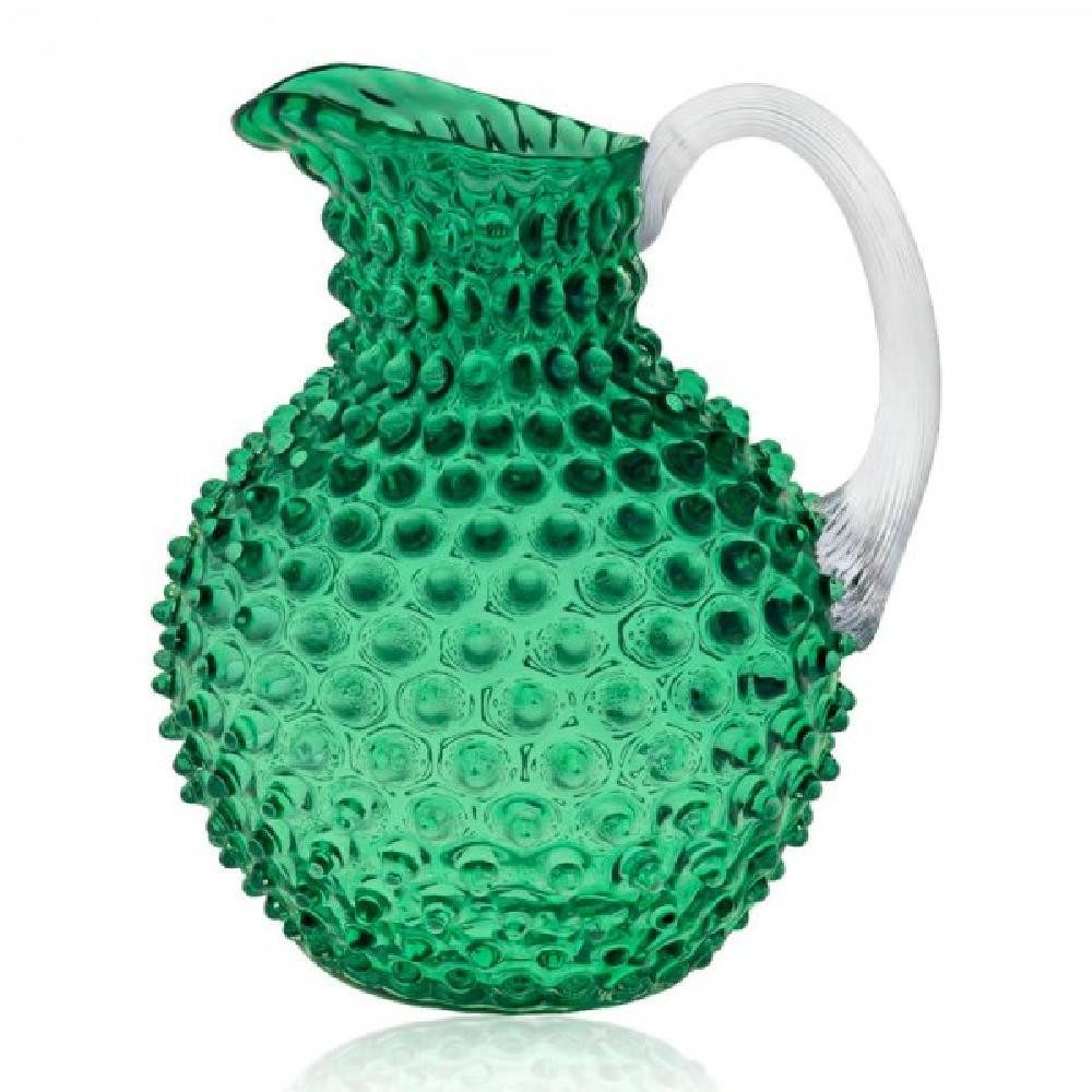 KLIMCHI Karaffe Studio Karaffe Hobnail Jug Underlay Dark Green (1000ml)