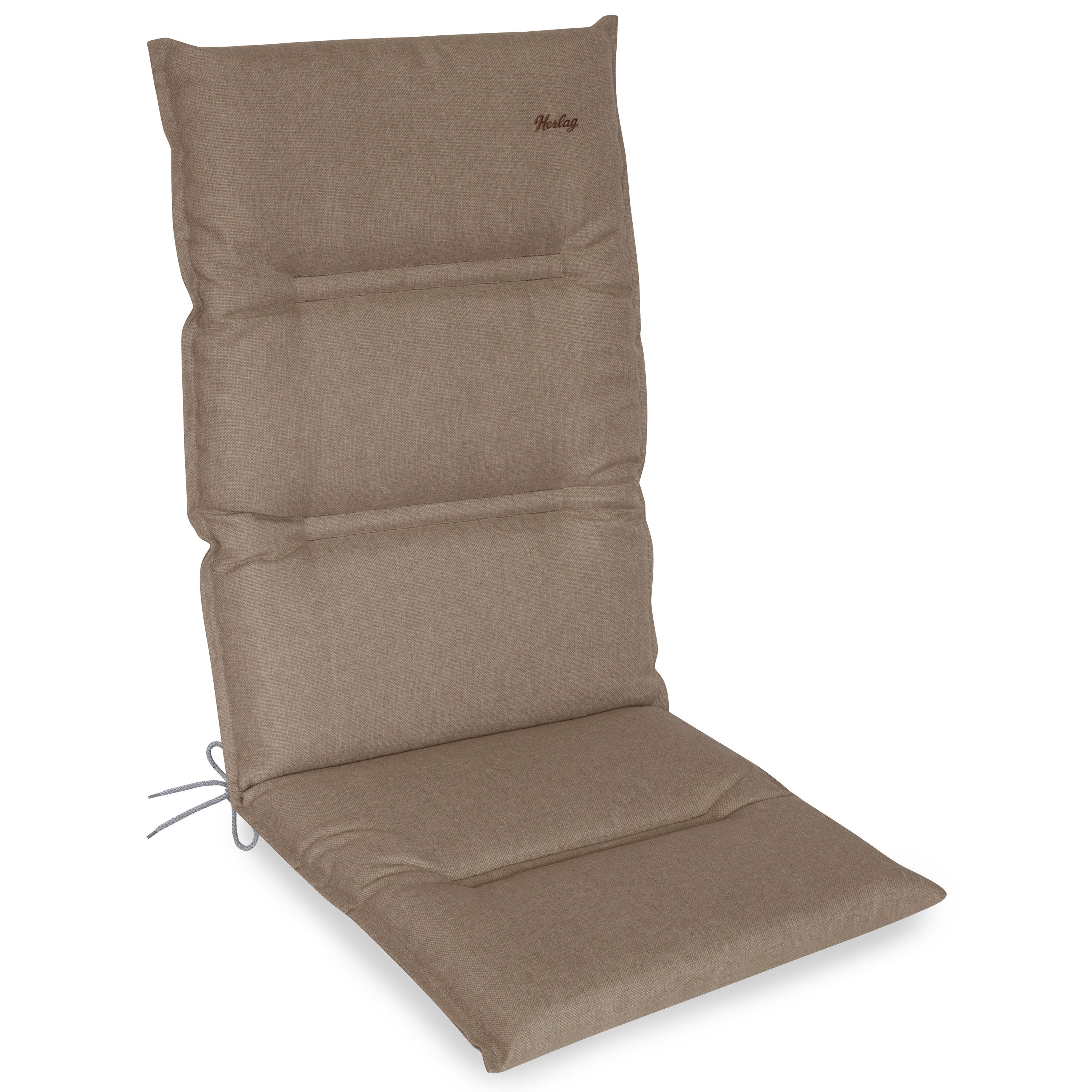 Herlag Hochlehnerauflage Greta Nachhaltig, Polsterauflage 120x50x7cm, UV- und Fleckschutz, recyceltes Material
