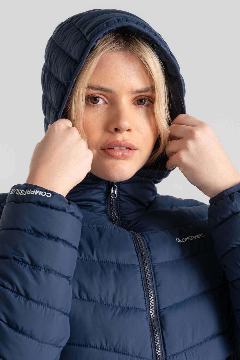 Craghoppers Trekkingjacke Craghoppers - CompLite VIII - Damen Outdoorjacke Hybrid, navy
