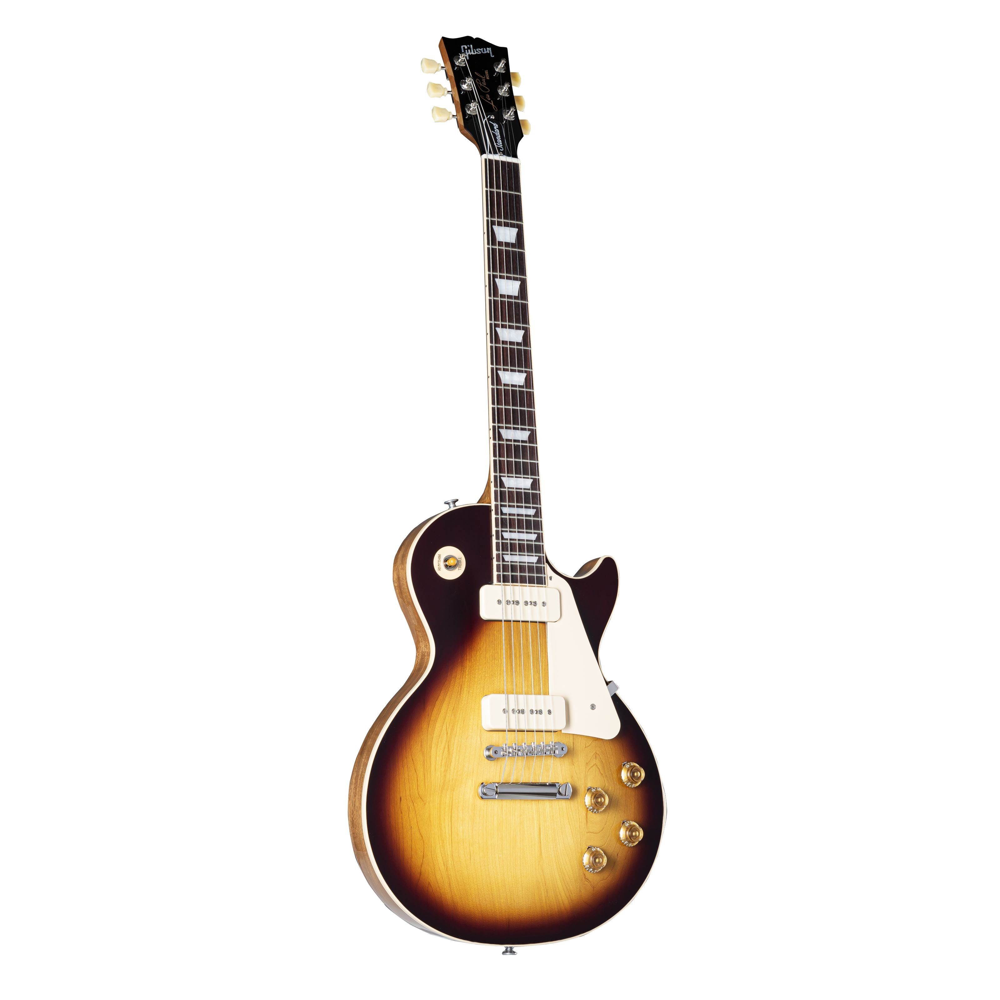 Gibson E-Gitarre, E-Gitarren, Single Cut Modelle, Les Paul Standard 50s P-90 Tobacco Burst - Single Cut E-Gitarre