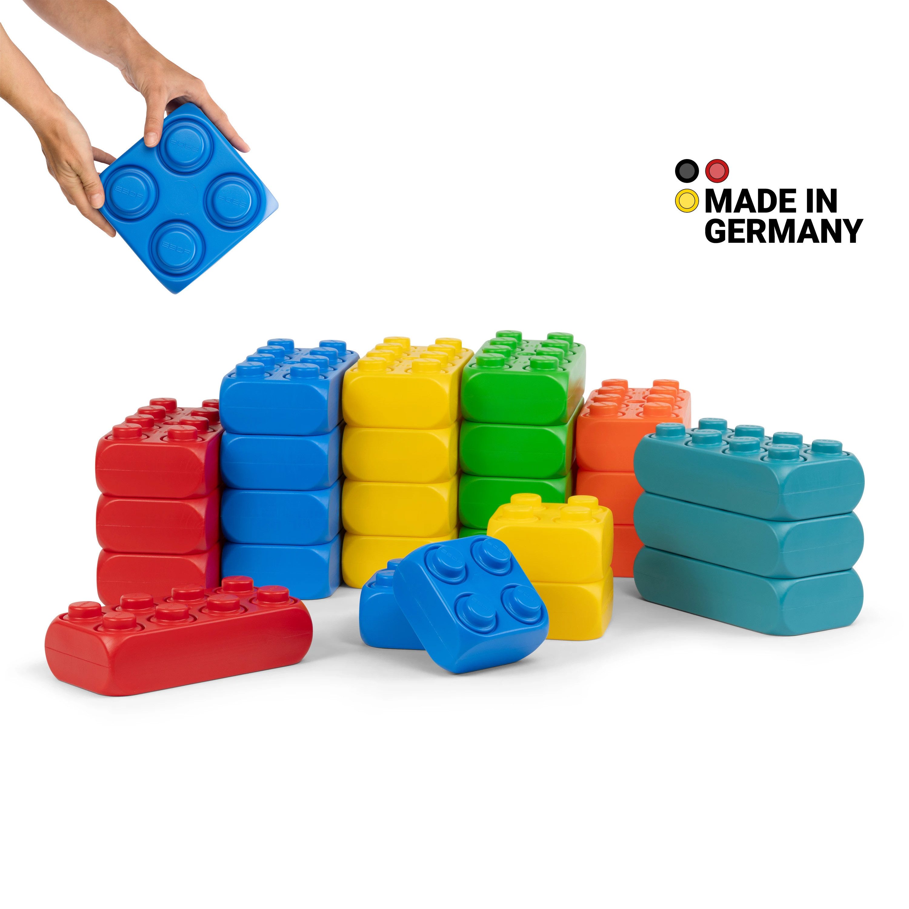 boho play® XXL Funblocks Spielbausteine, (Starter-Set, 26 St., für Kinder), Made in Germany