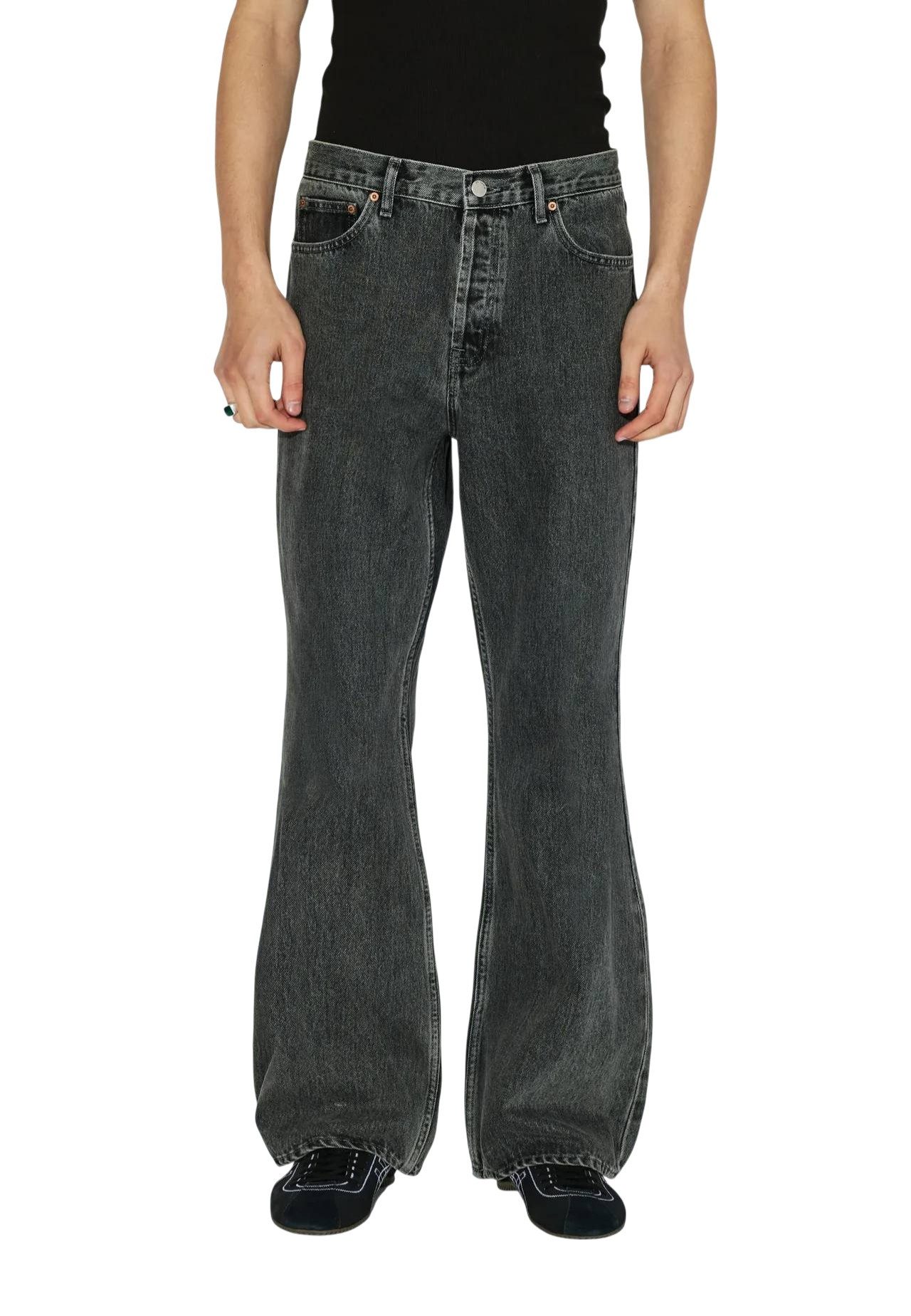 Dr. Denim Relax-fit-Jeans Jeans Dr.Denim Rift Wide Bootcut - Mid Grey Retro Weites Bootcut-Bein