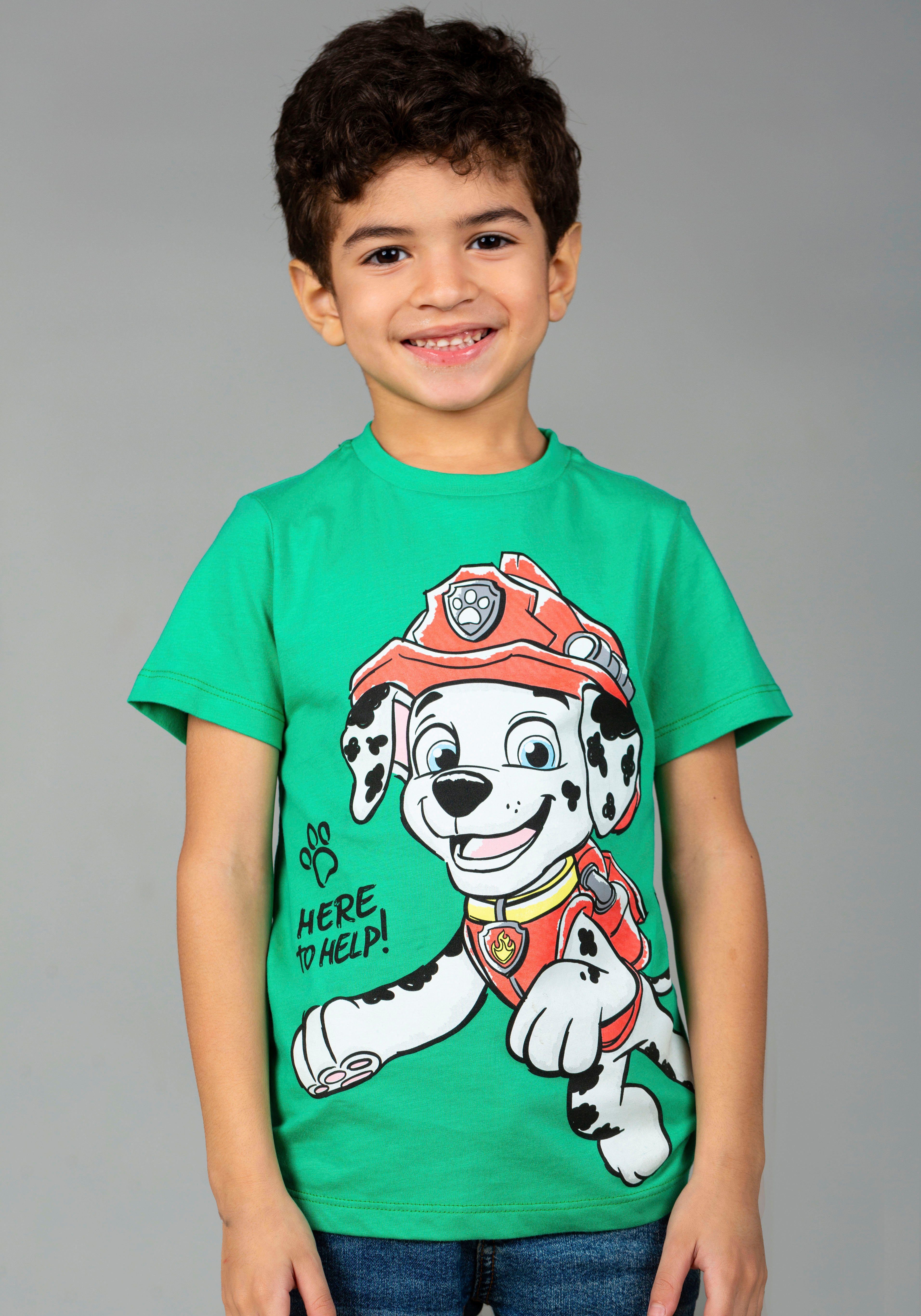 PAW PATROL T-Shirt mit coolem, großen Frontmotiv