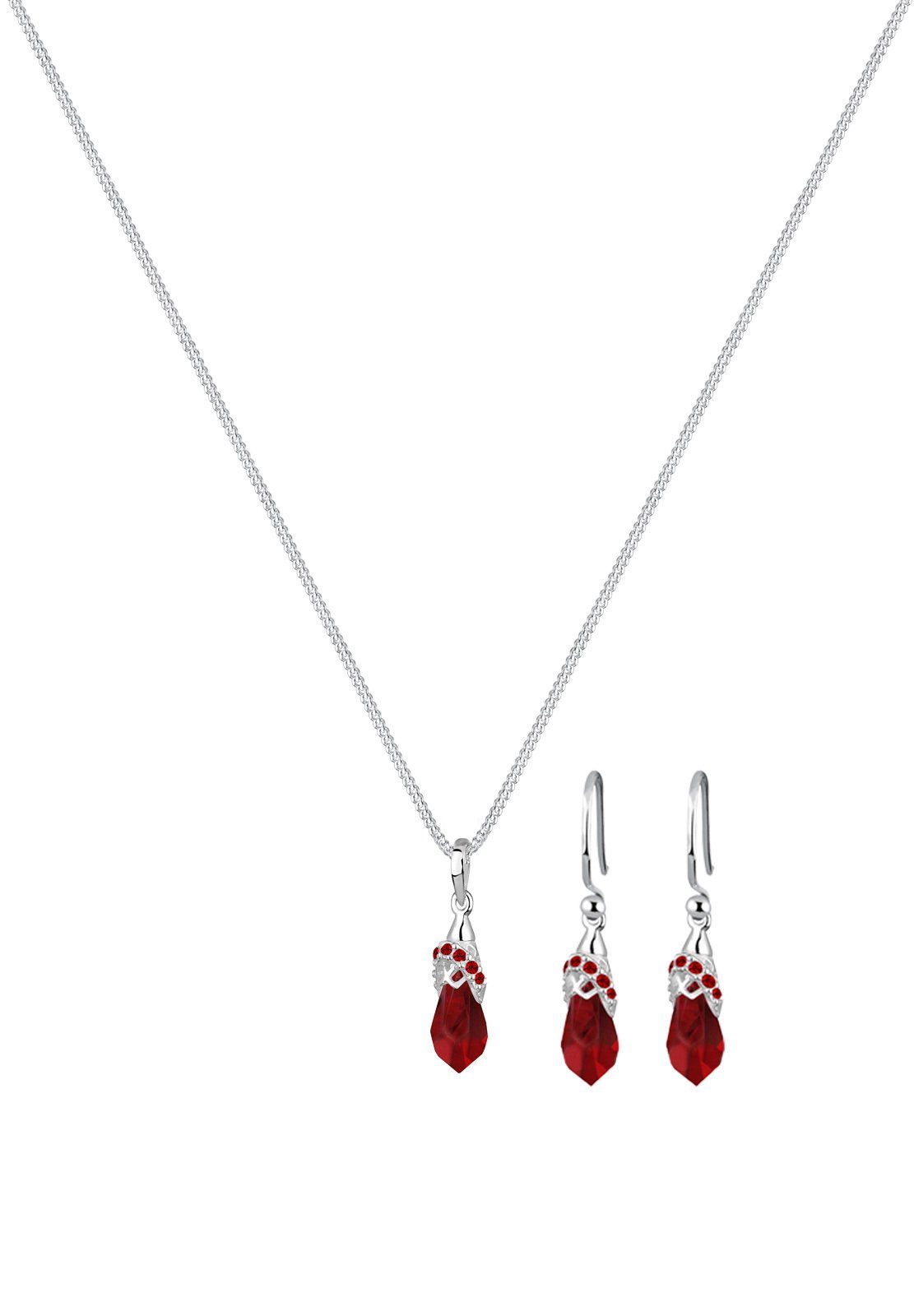 Elli Schmuckset Tropfen 925 Silber, mit Kristallen von Swarovski®, Tropfen günstig online kaufen