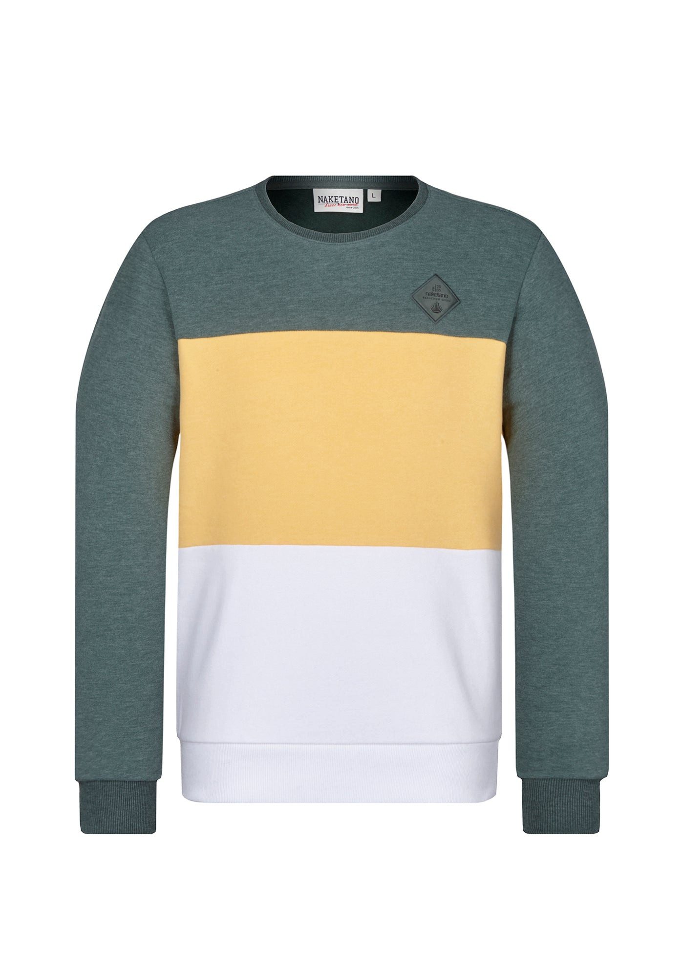 naketano Sweatshirt Pullover Herren Baumwolle, Rundhals, weich, Streetwear, casual (Spar-Set, Ich trage Mantel 20) Sweatshirt, Sweater, weiche Sweatware, Rippbündchen, Loungewear