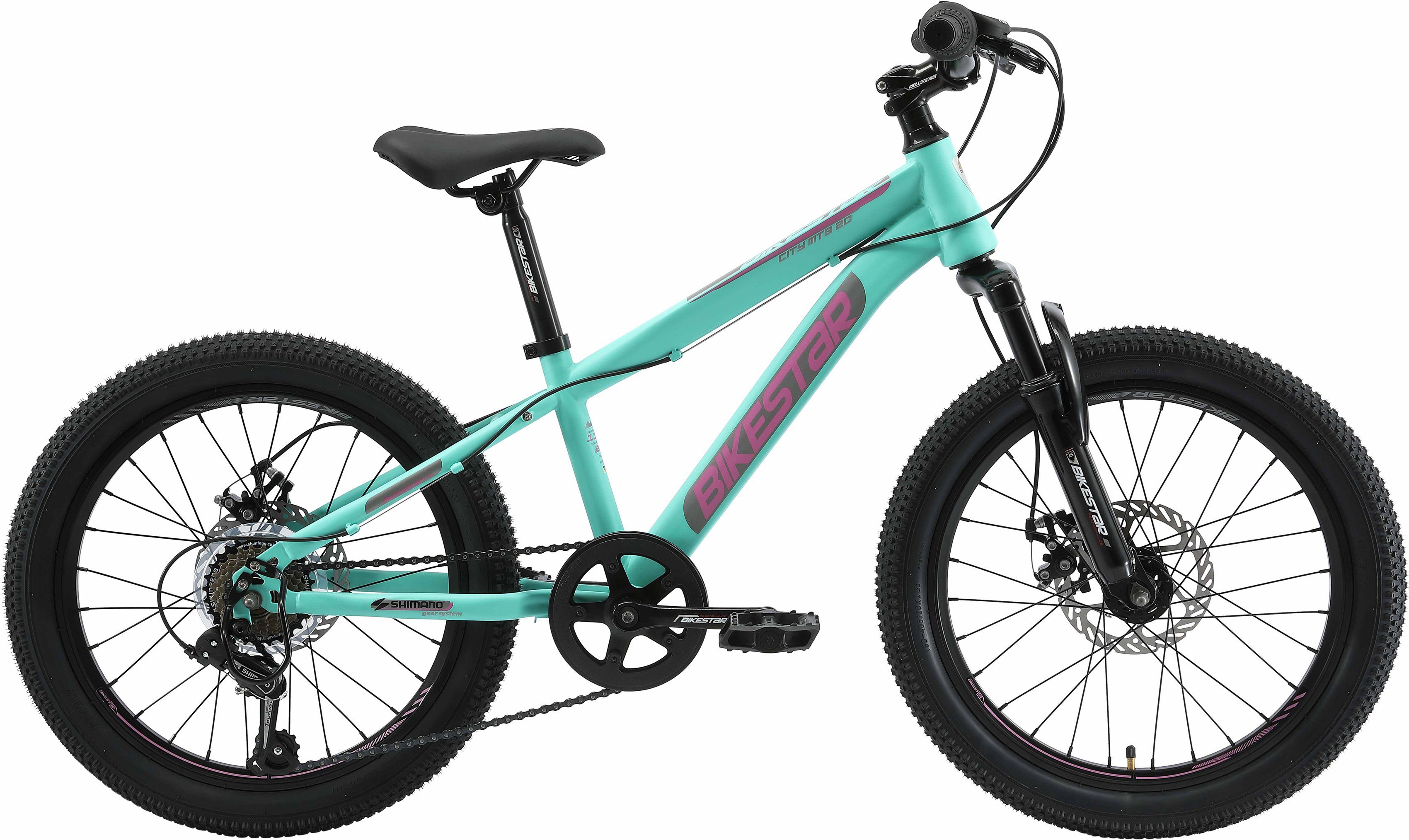 Bikestar Kinderfahrrad, Schaltwerk, RD-TY21 7 Gang Kettenschaltung Shimano