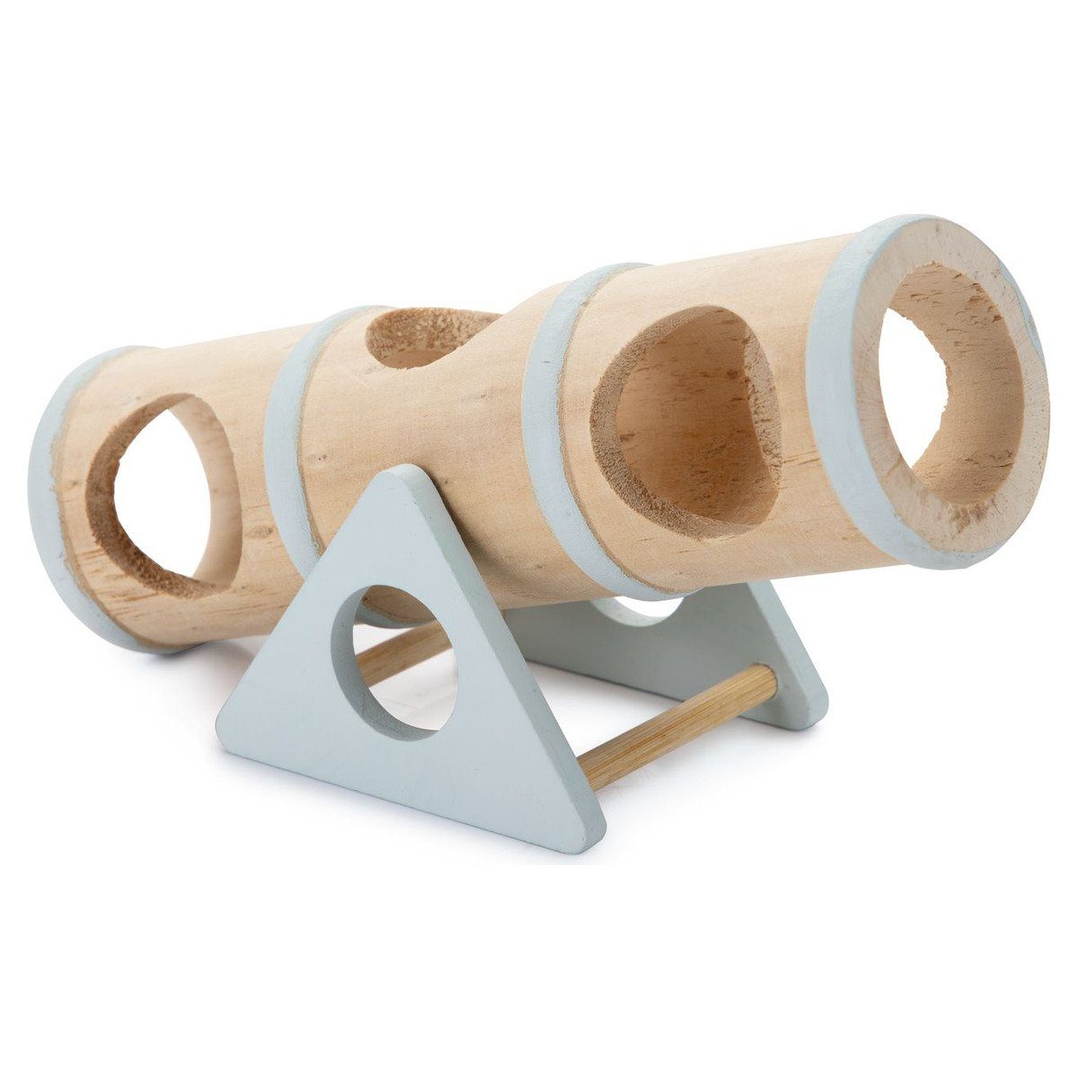 Beeztees Kleintiertunnel Nager Spielzeug Clovis Holz mint günstig online kaufen