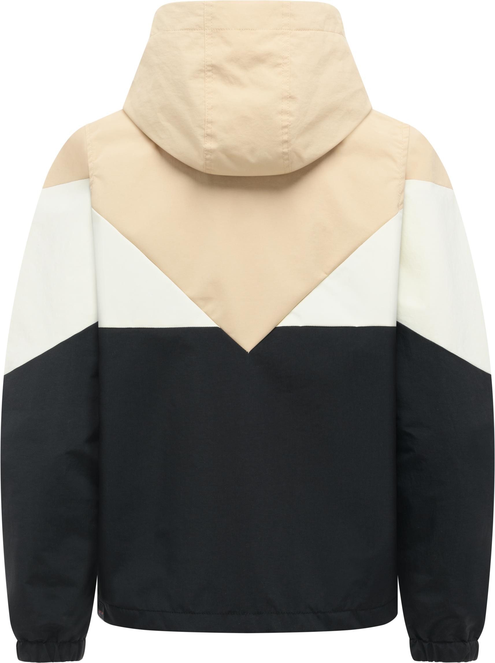 Ragwear Funktionsjacke Rochele wasserdichte Damen Übergangsjacke mit großer Kapuze – Bild 3 von 5