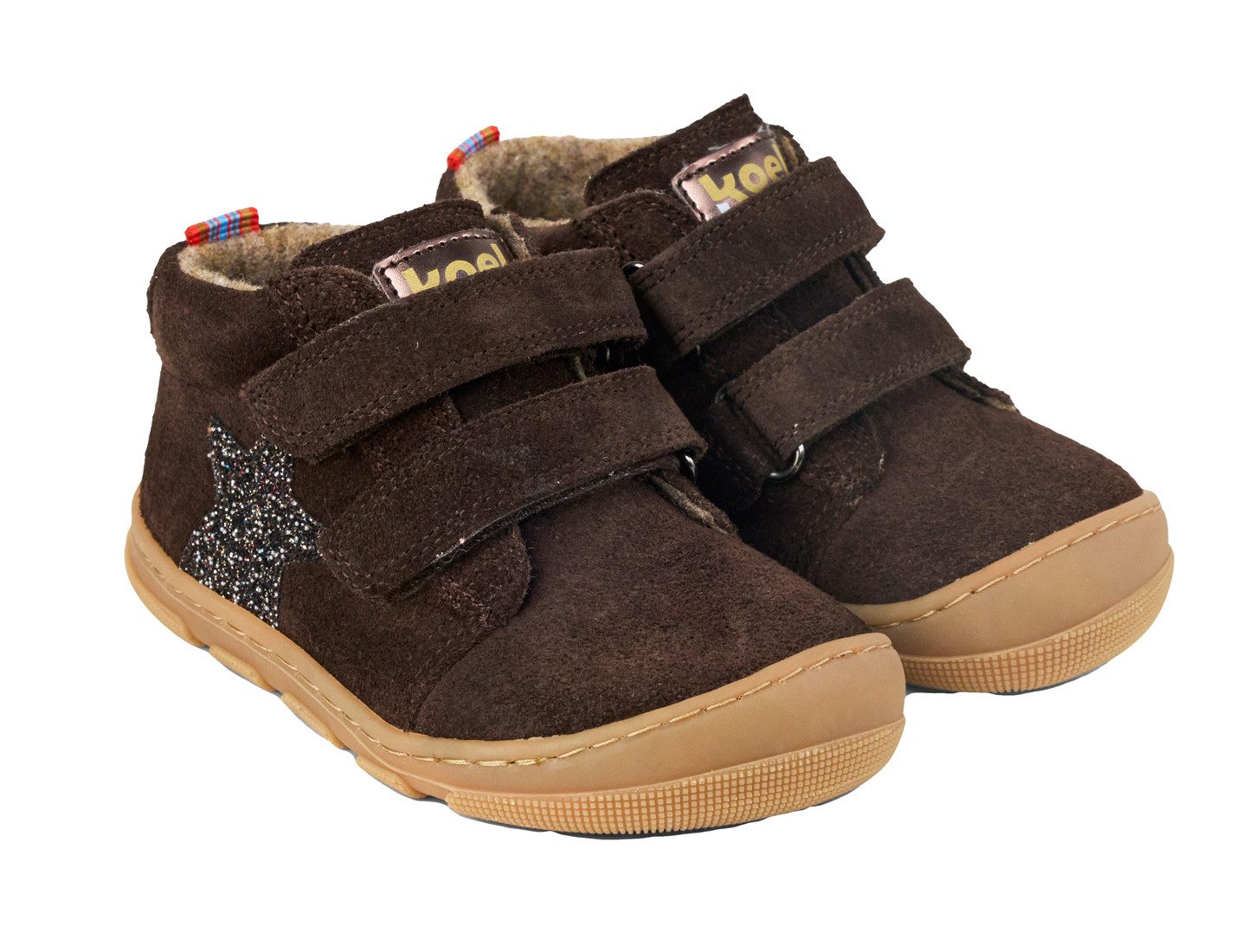 KOEL Koel Schuhe Barfußschuhe Kyn Wool Weit Leder Wolle Lauflernschuh