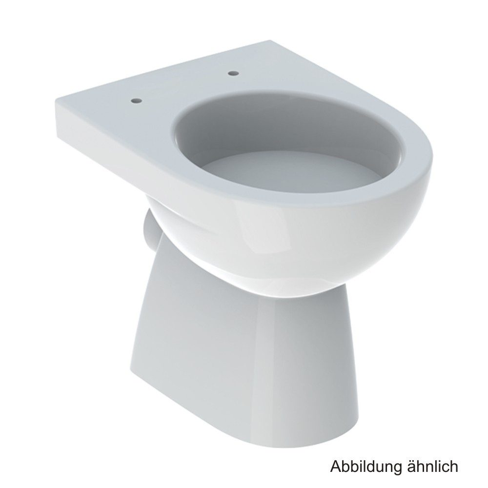 WC-Komplettset Geberit Stand-Tiefspül-WC Renova, Abgang waagerecht, weiß, 500810012