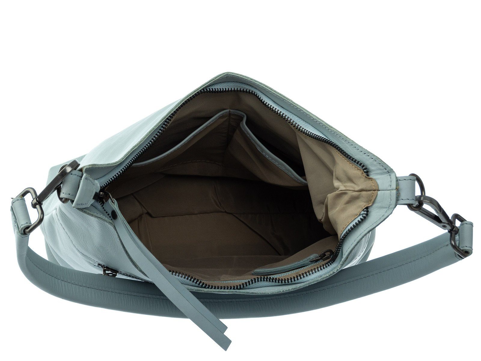 HARBOUR 2nd Schultertasche Emely Hobobag-Style-JP Schultertasche (1-tlg), Leder Chromfrei