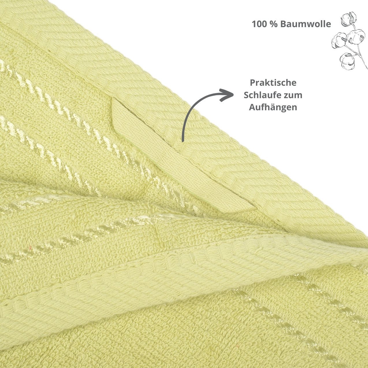liebling Handtuch Potsdam, 100% Baumwolle, formstabil, günstig online kaufen
