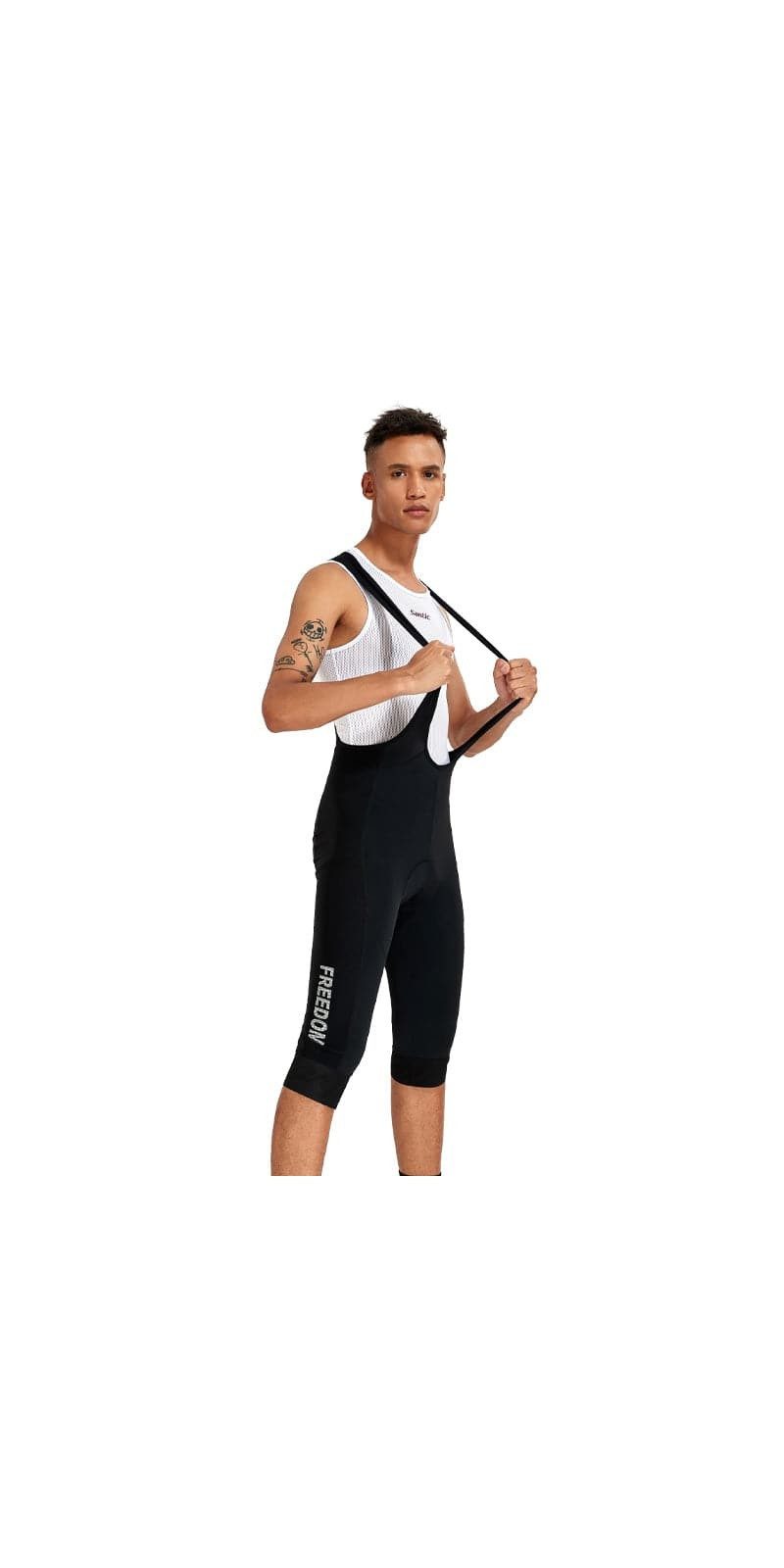 SANTIC Fahrradhose Chikong Trägershorts Herren